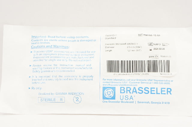 Brasseler KM166-10-01 Twist Drill Standard