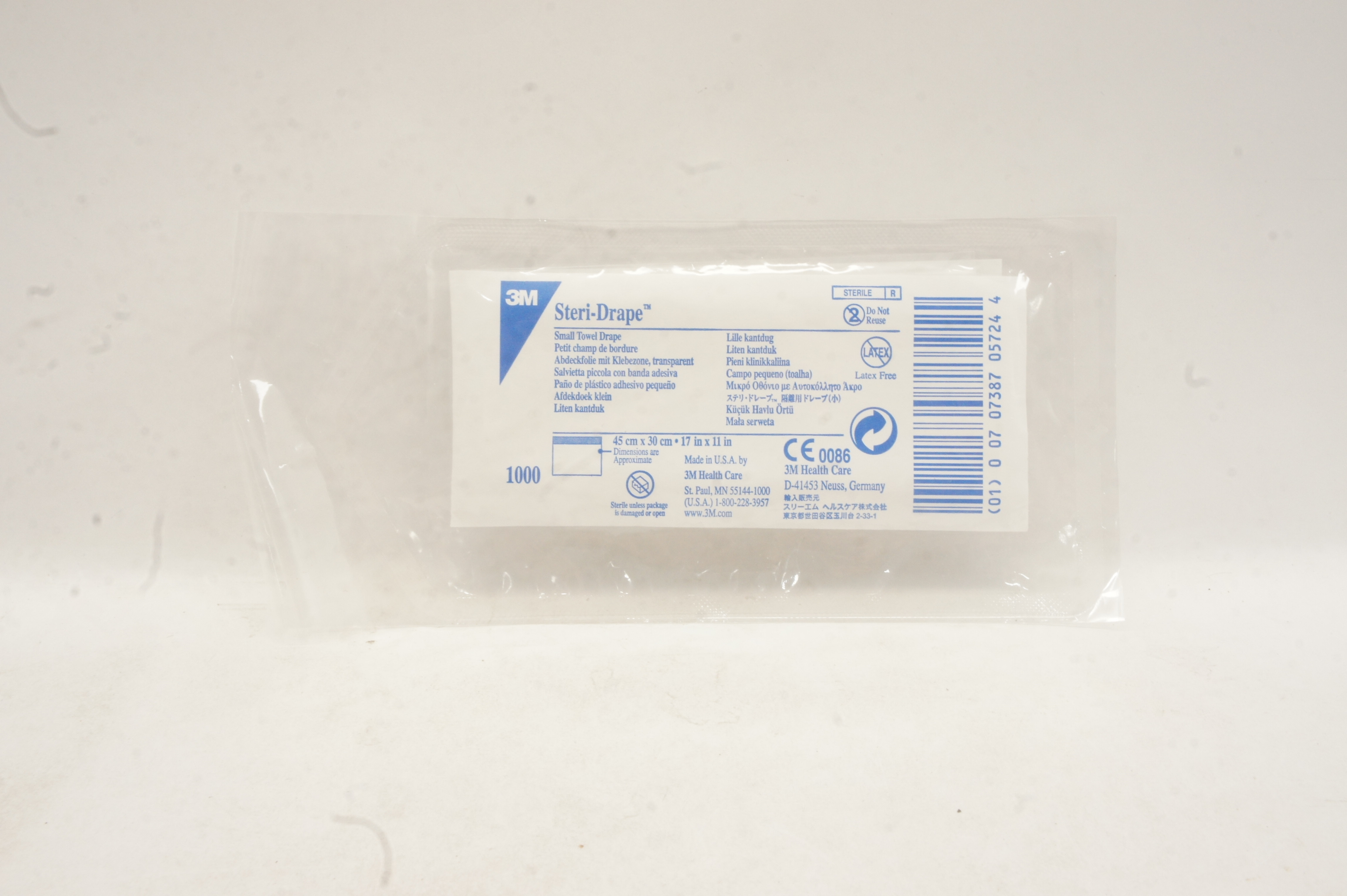 3M 1000 Steri-Drape Small Towel Drape 17inch x 11inch (x)