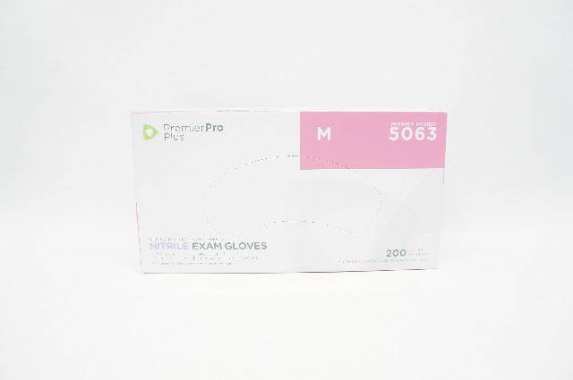 PremierPro 5063 Nitrile Exam Gloves M - Box of 200
