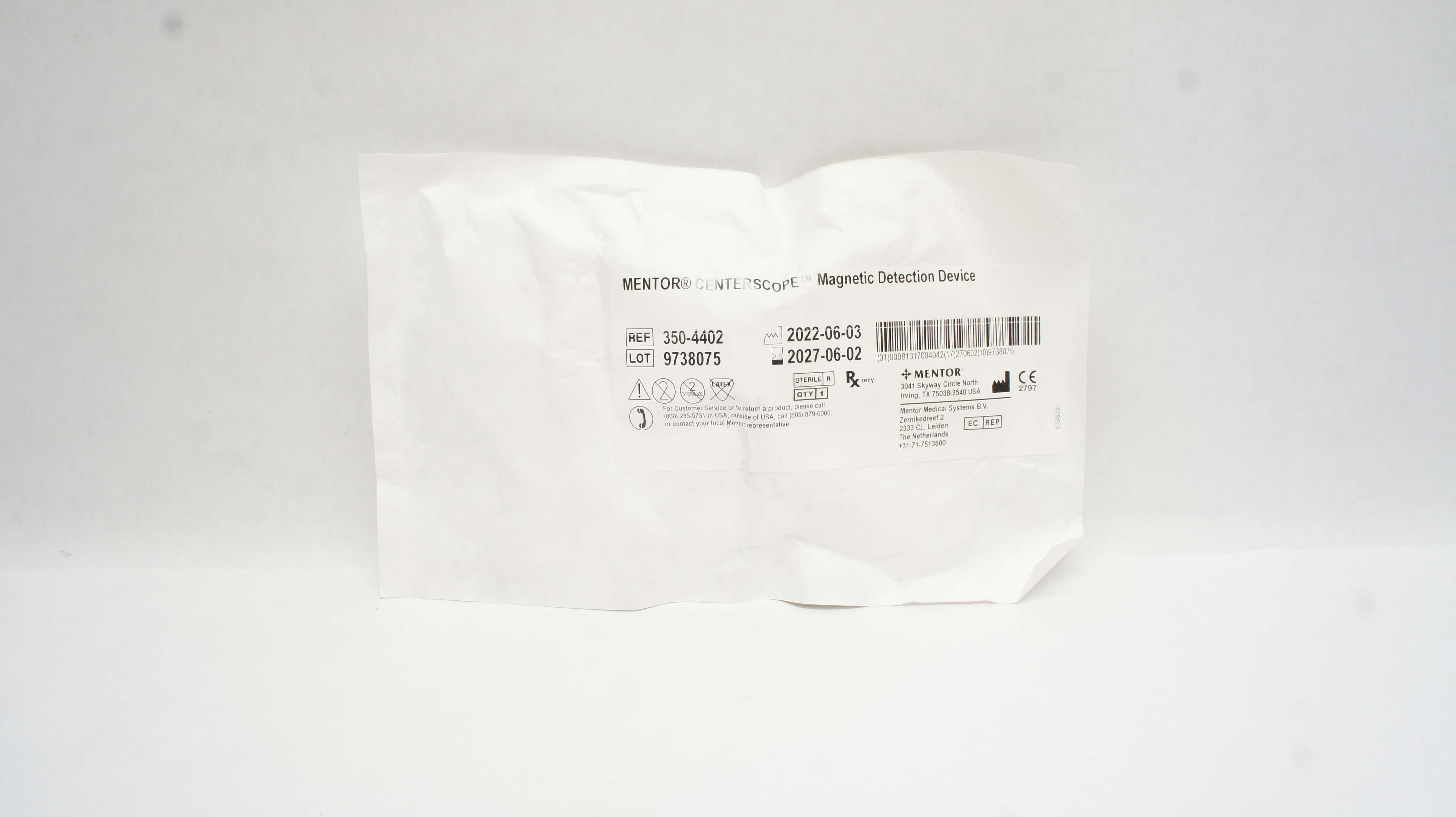 Mentor 350-4402 Centerscope Magnetic Detection Device