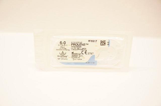 Ethicon 8617 6-0 PROLENE Stre PC-1, 13mm 3/8c, Conventional Cutting 18inch
