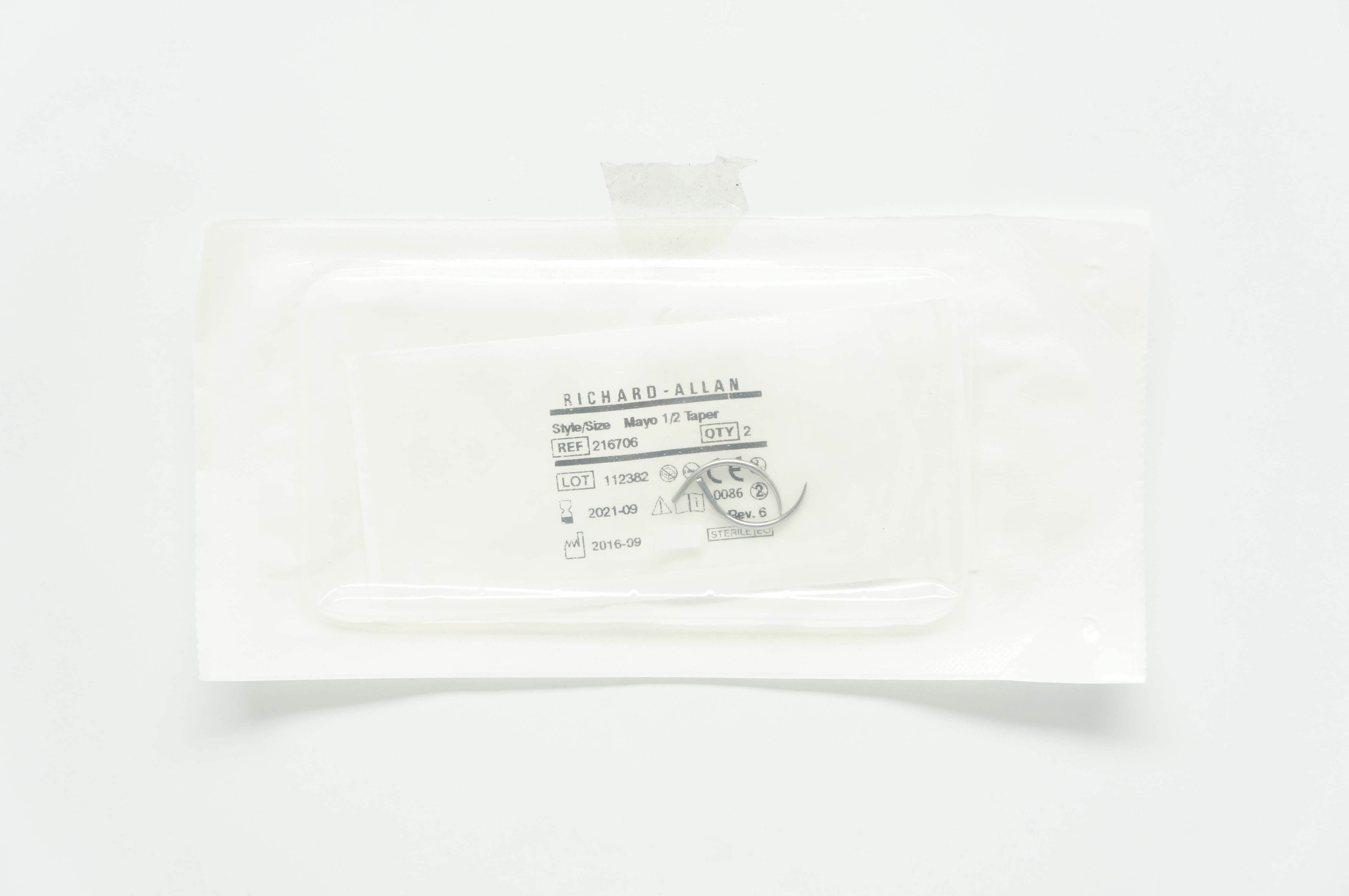 Aspen Surgical 216706 Richard-Allan Ndles, Mayo 1/2 Taper - Pack of 2