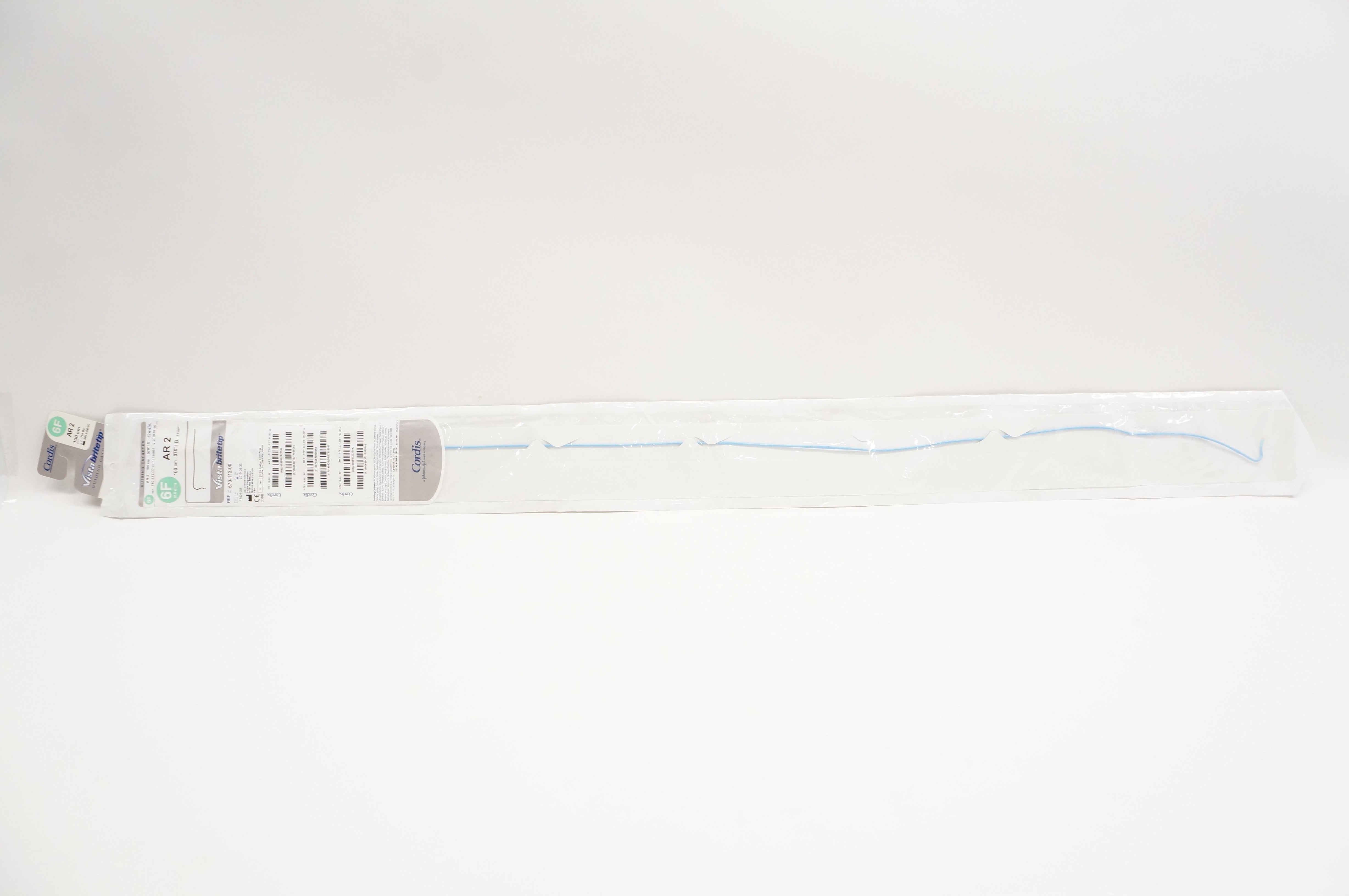 Cordis 670-112-00 Guiding Catheter 6F x 0.070inch AR 2 (x)