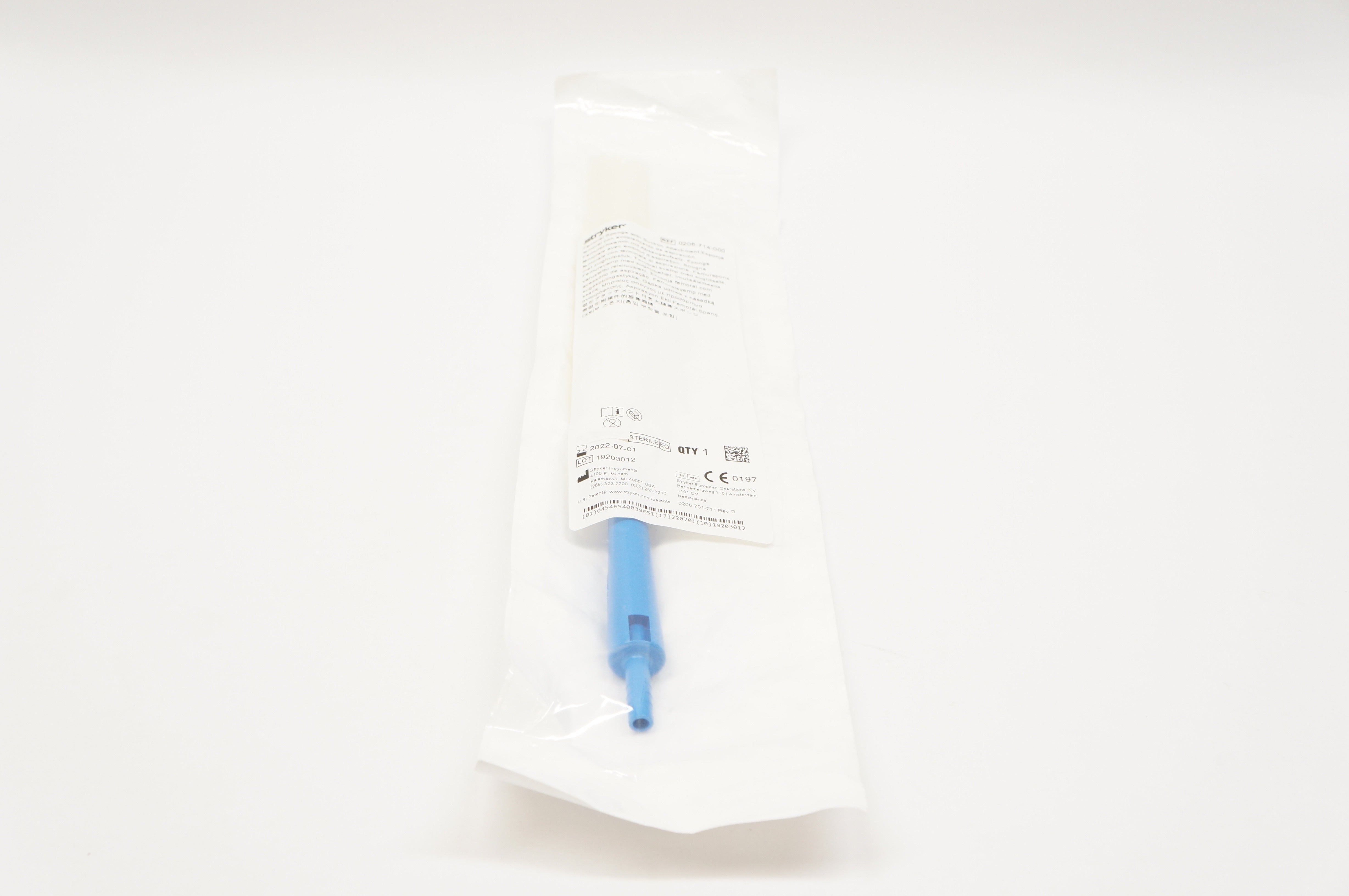 Stryker 0206-714-000 Femoral Sponge with Suction Attachment