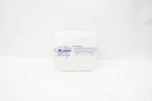 Kawasumi D3KA-25G K-Shield Small Vein Infusion Set 25G x 19mm - Box of 50