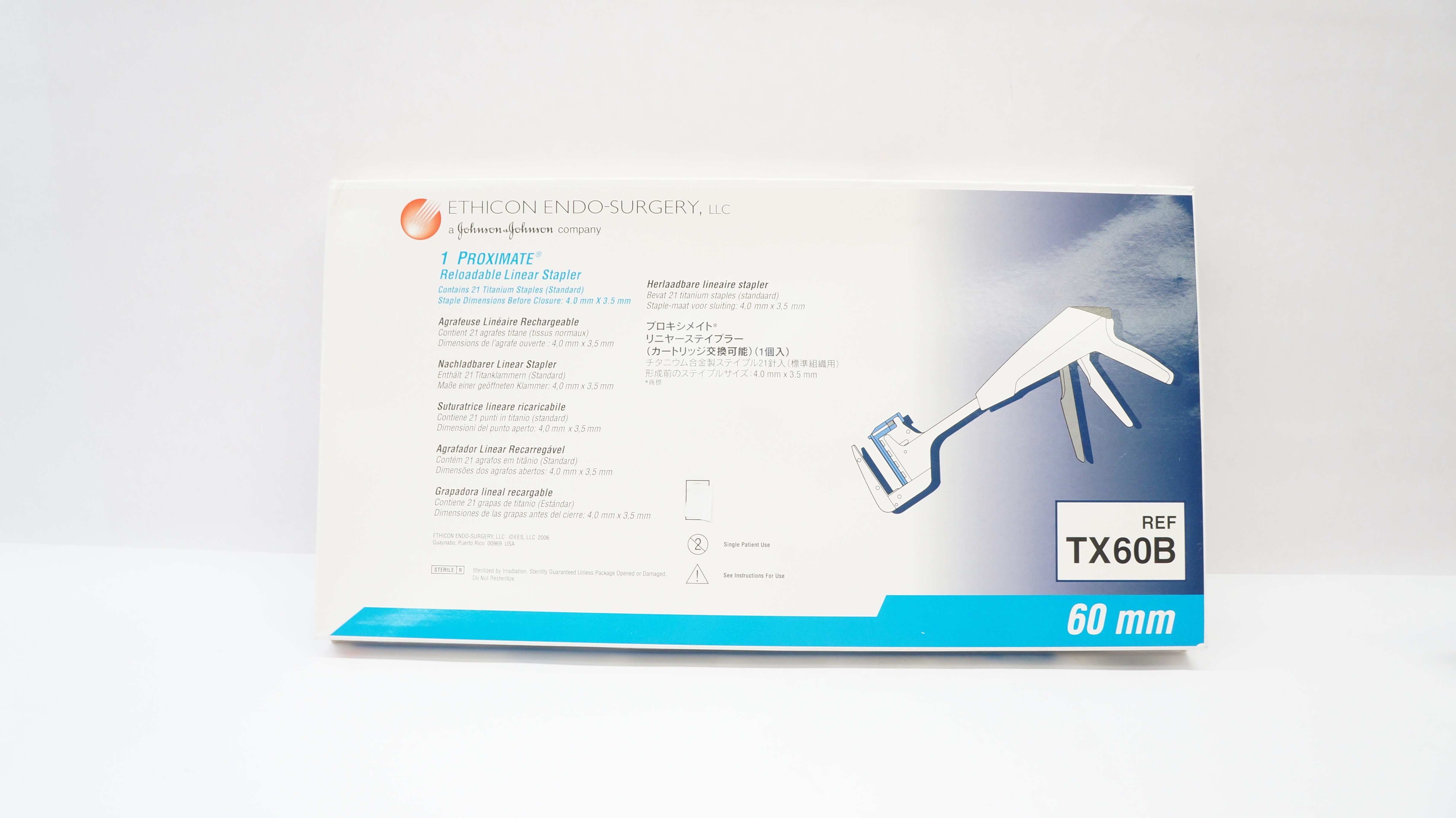 Ethicon TX60B Proximate Reloadable Linear Stapler 60mm (x)