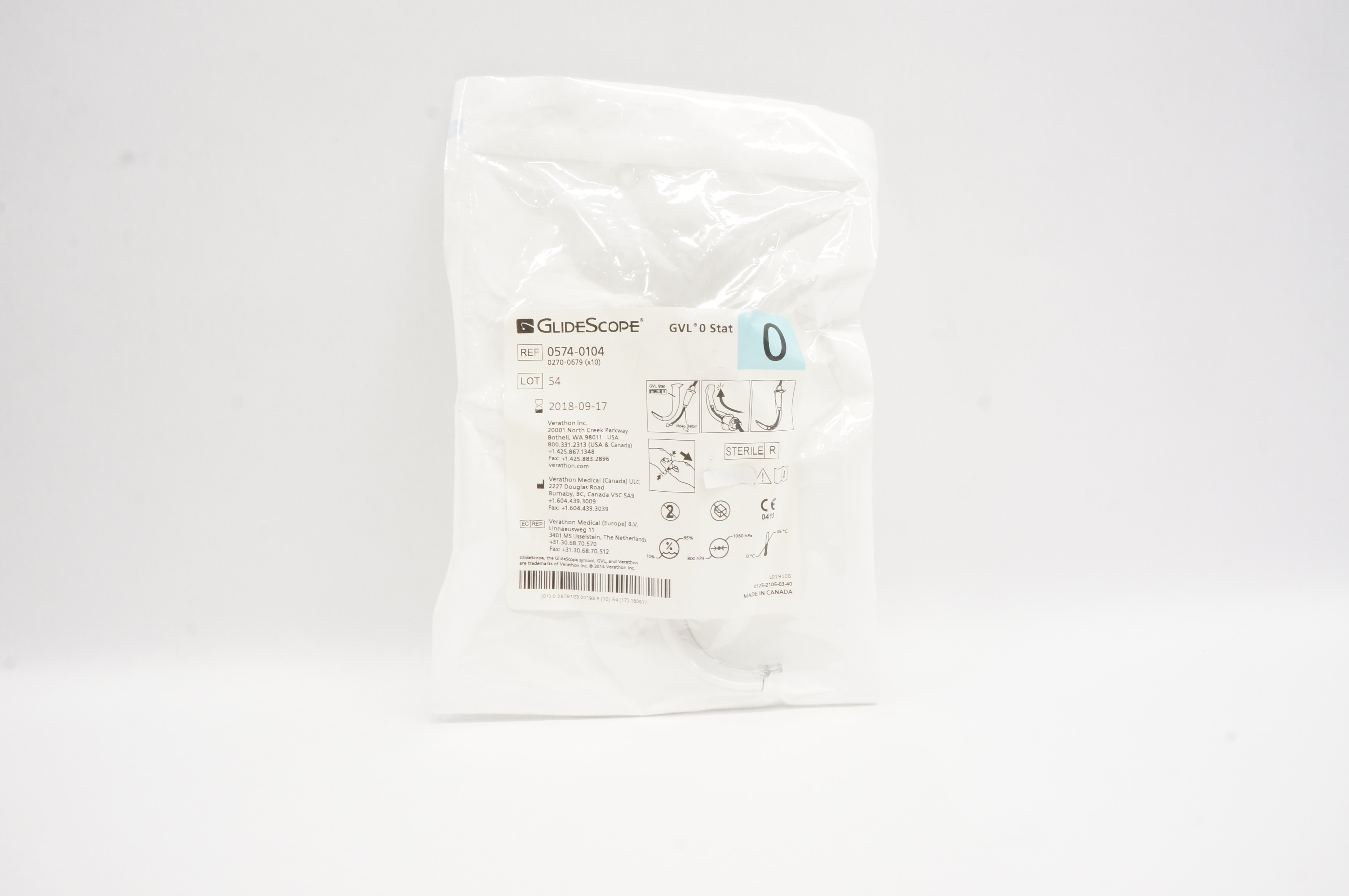 GlideScope 0574-0104 GVL 0 Stat (x)