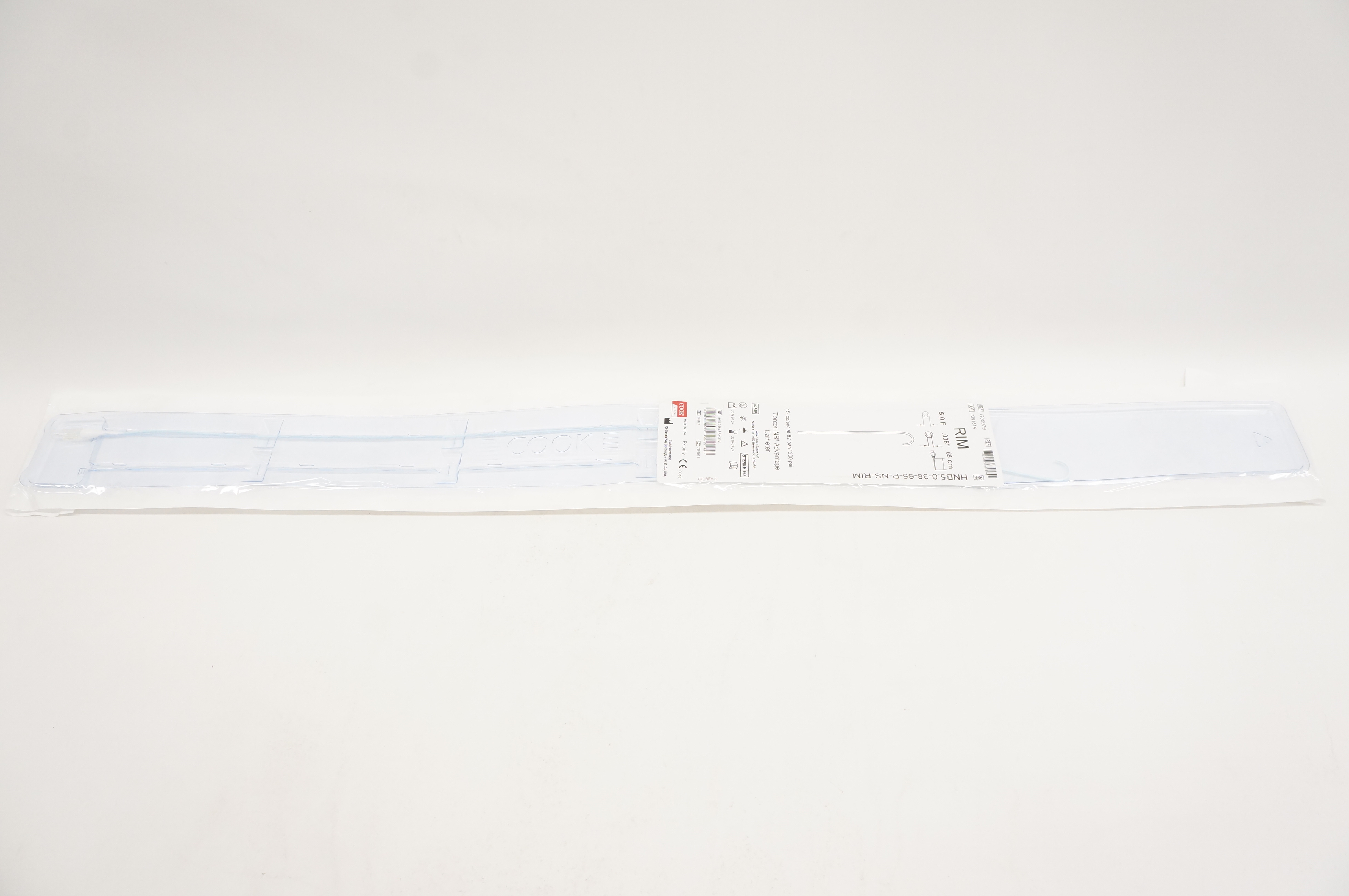 Cook Medical G05979 RIM Torcon NB Advantage Cath. 5F x 0.038inch x 65cm (x)