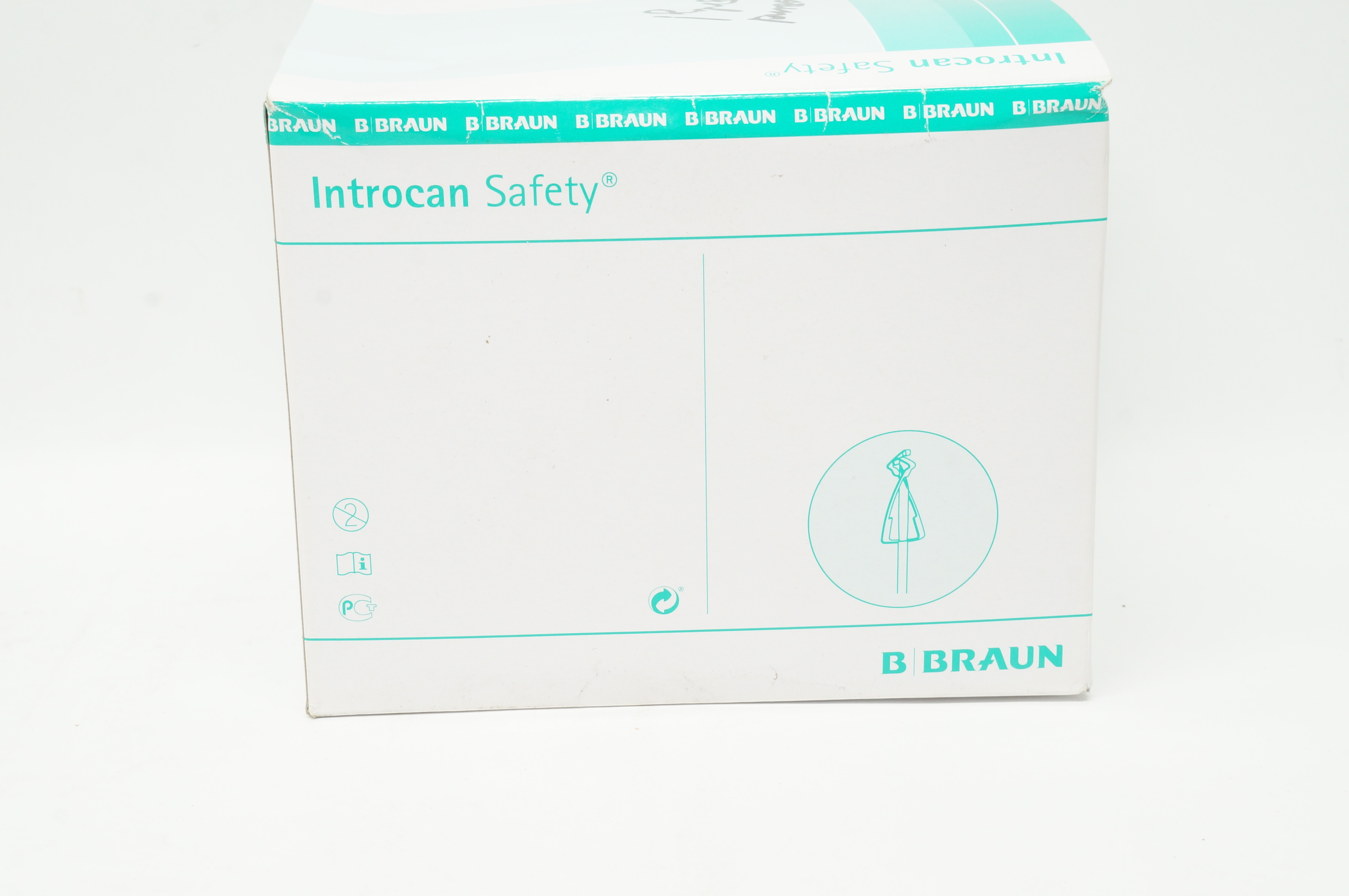 B.Braun 4252527-02 Introcan Safety IV Cath. 20G x 1-3/4inch - Box of 50