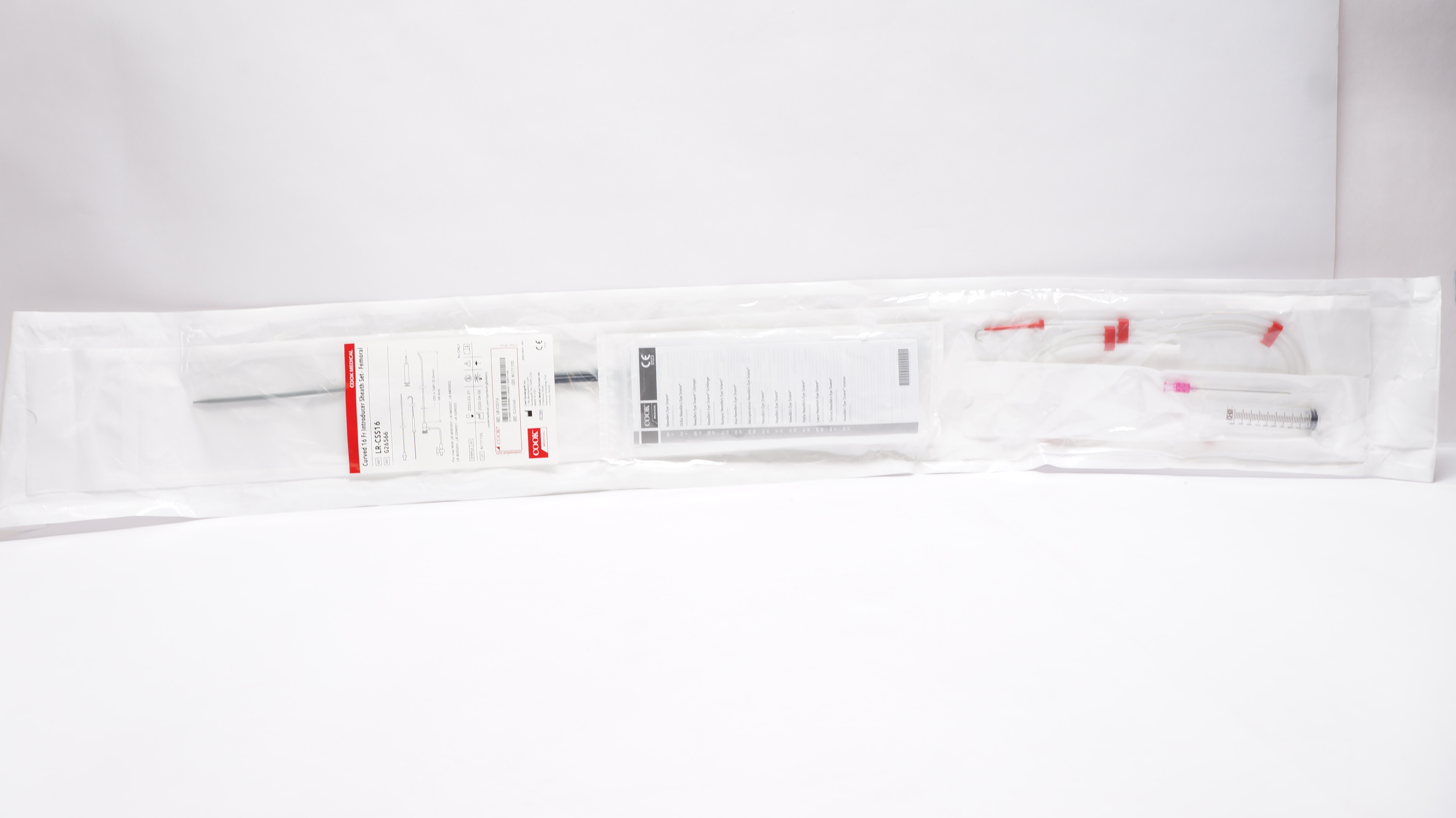 Cook Medical G26566 Curved Introducer Sheath Set-Femoral 16Fr x 68.6cm (x)