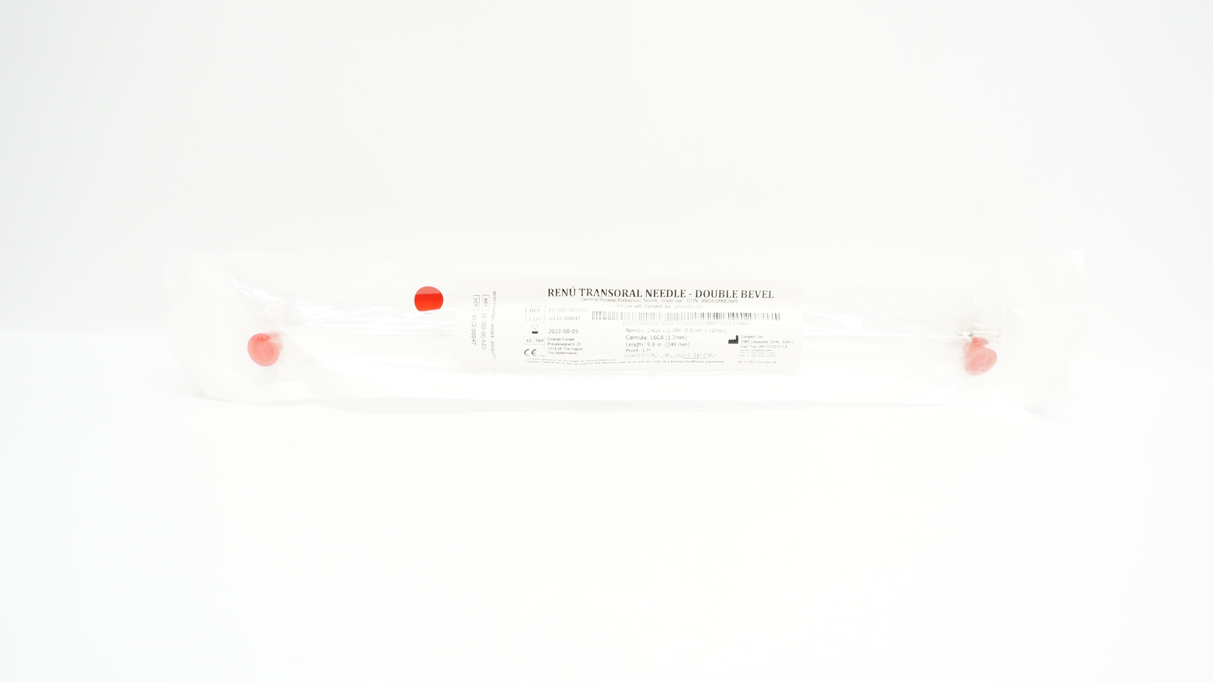 Cytophil 12-000-00-ND1 Renu Transoral Needle Double Bevel (x)