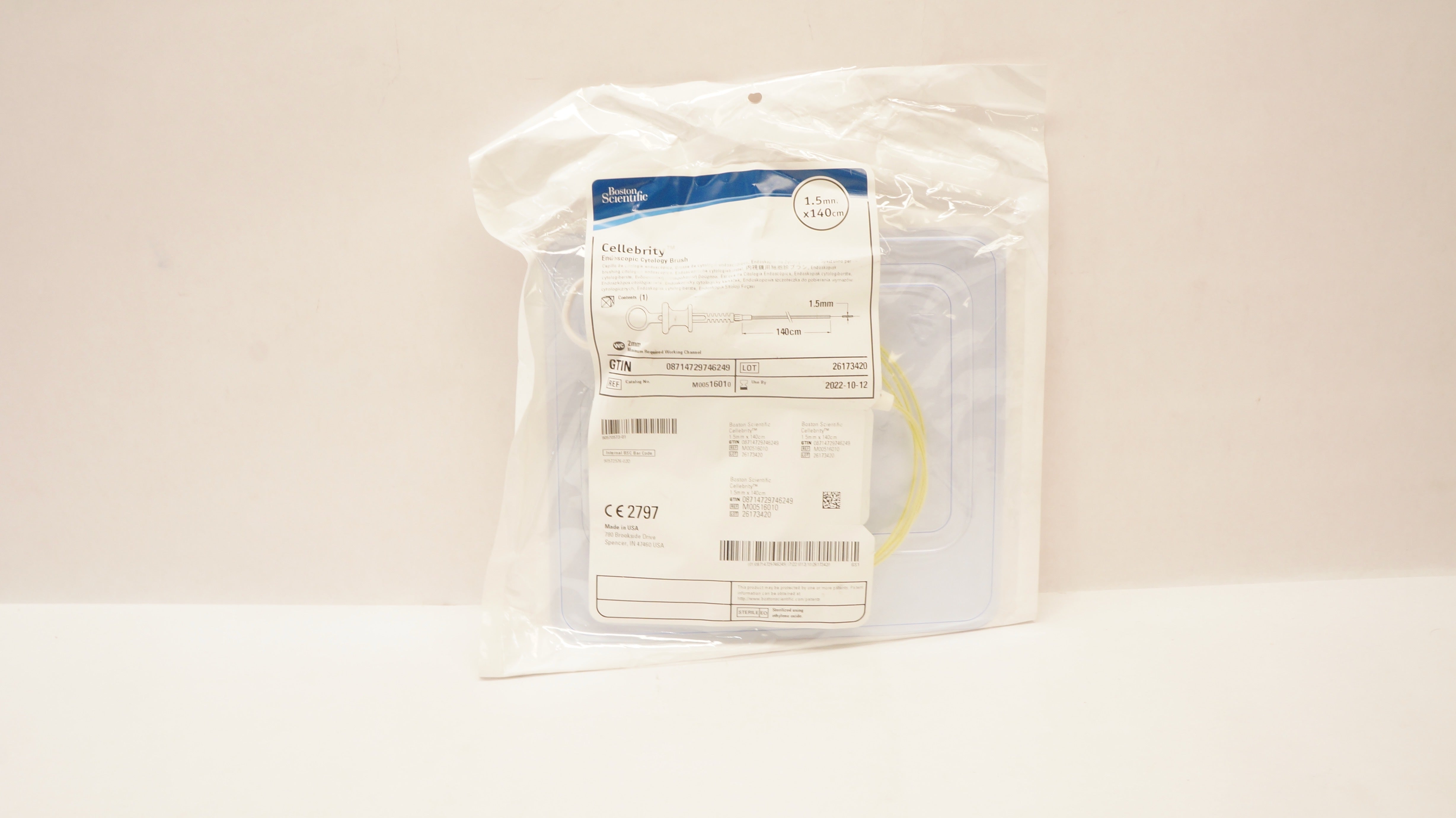 Boston Scientific M00516010 Cellebrity Endoscopic Cytology Brush,1.5mmx140cm (x)