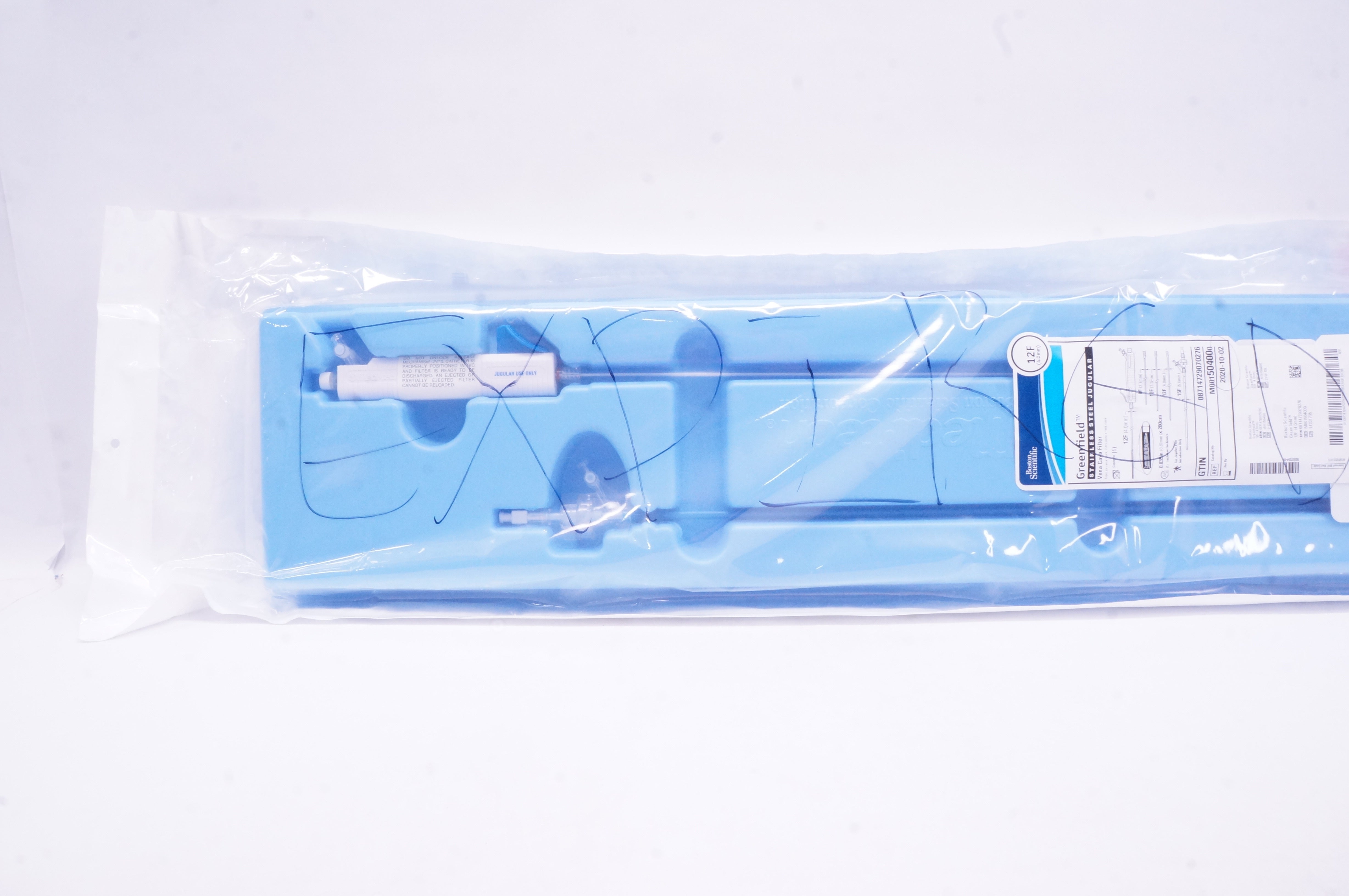 Boston Scientific 50400 Greenfield SS Jugular Vena Cava Filter 12F (x)