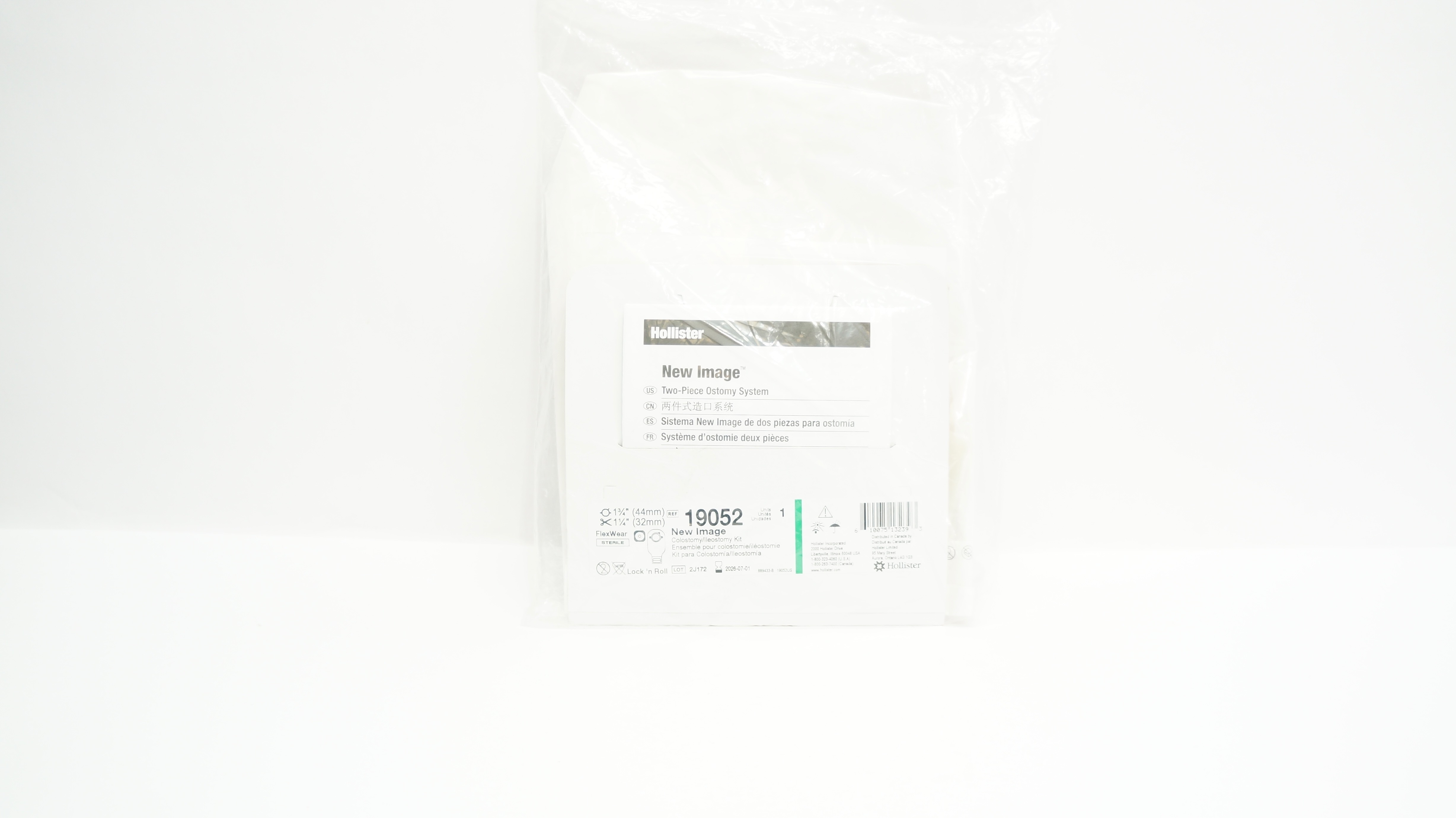 Hollister 19052 New Image Two-Piece Ostomy System 1-3/4inch x 1-1/4inch