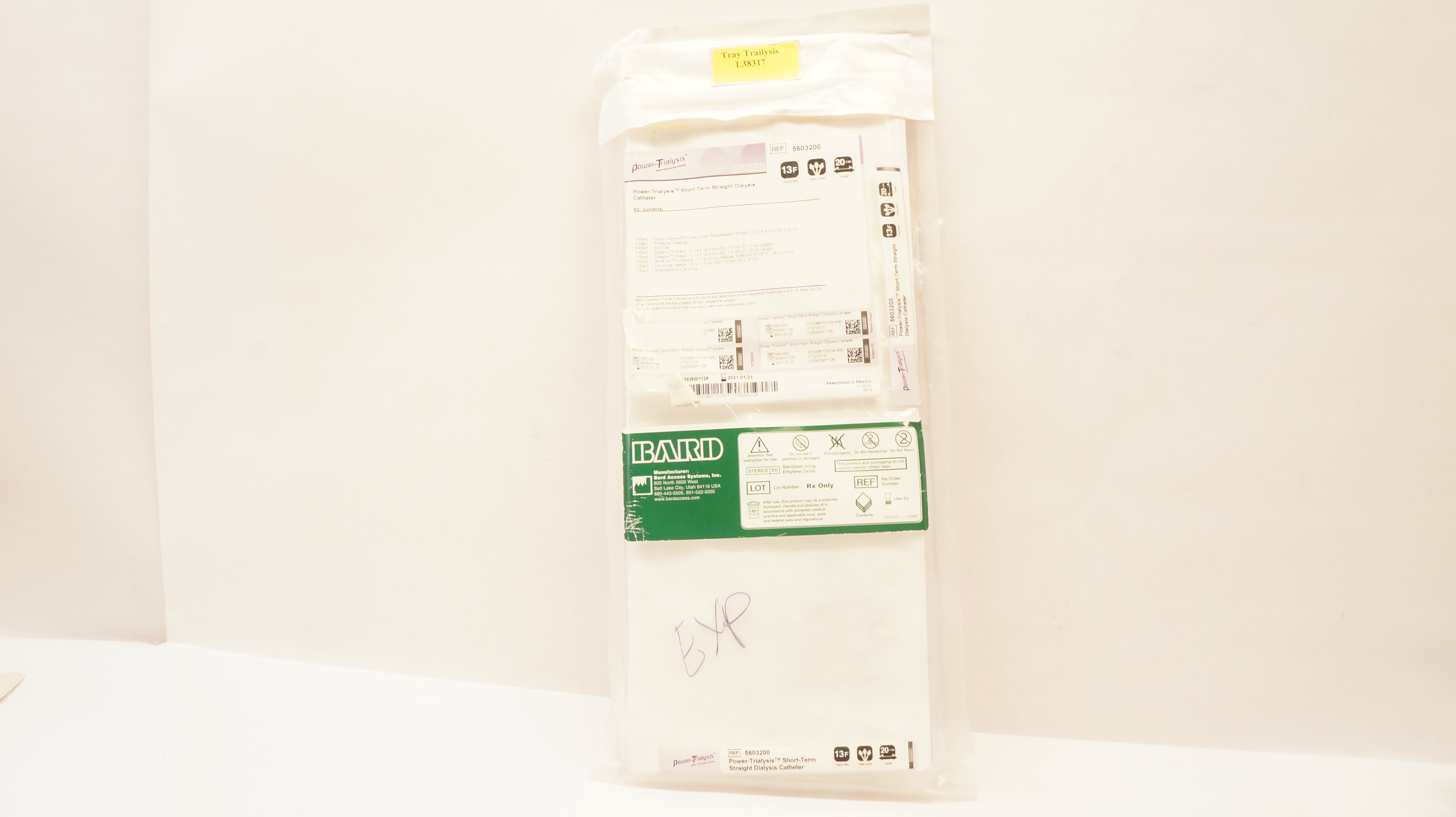 Bard 5603200 Power-Trialysis Short-Term Straight Dialysis Cath. 13F x 20cm (x)
