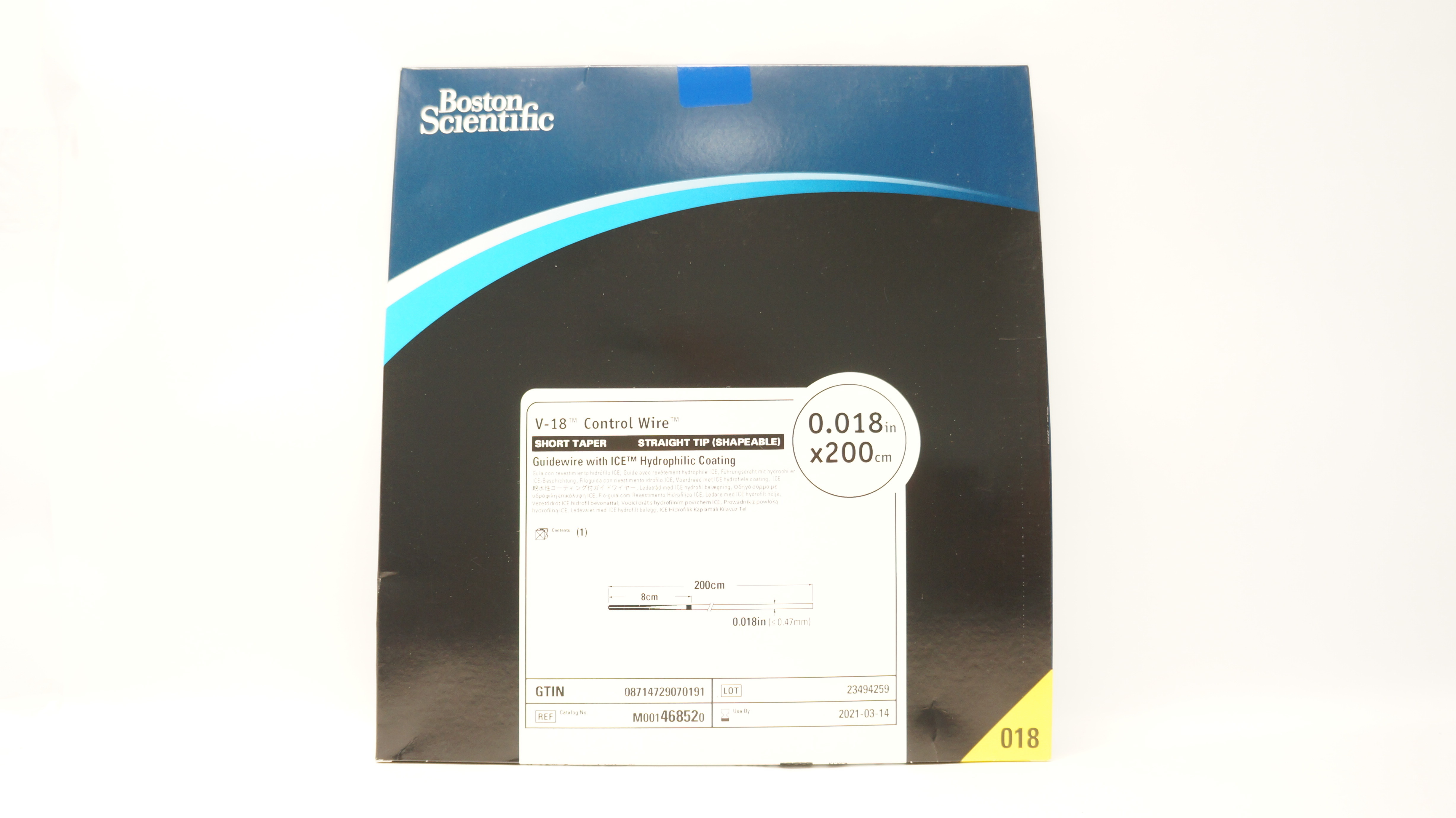 Boston Scientific 46852 Control Wire Guidewire 0.018 Inch x 200 cm (x)