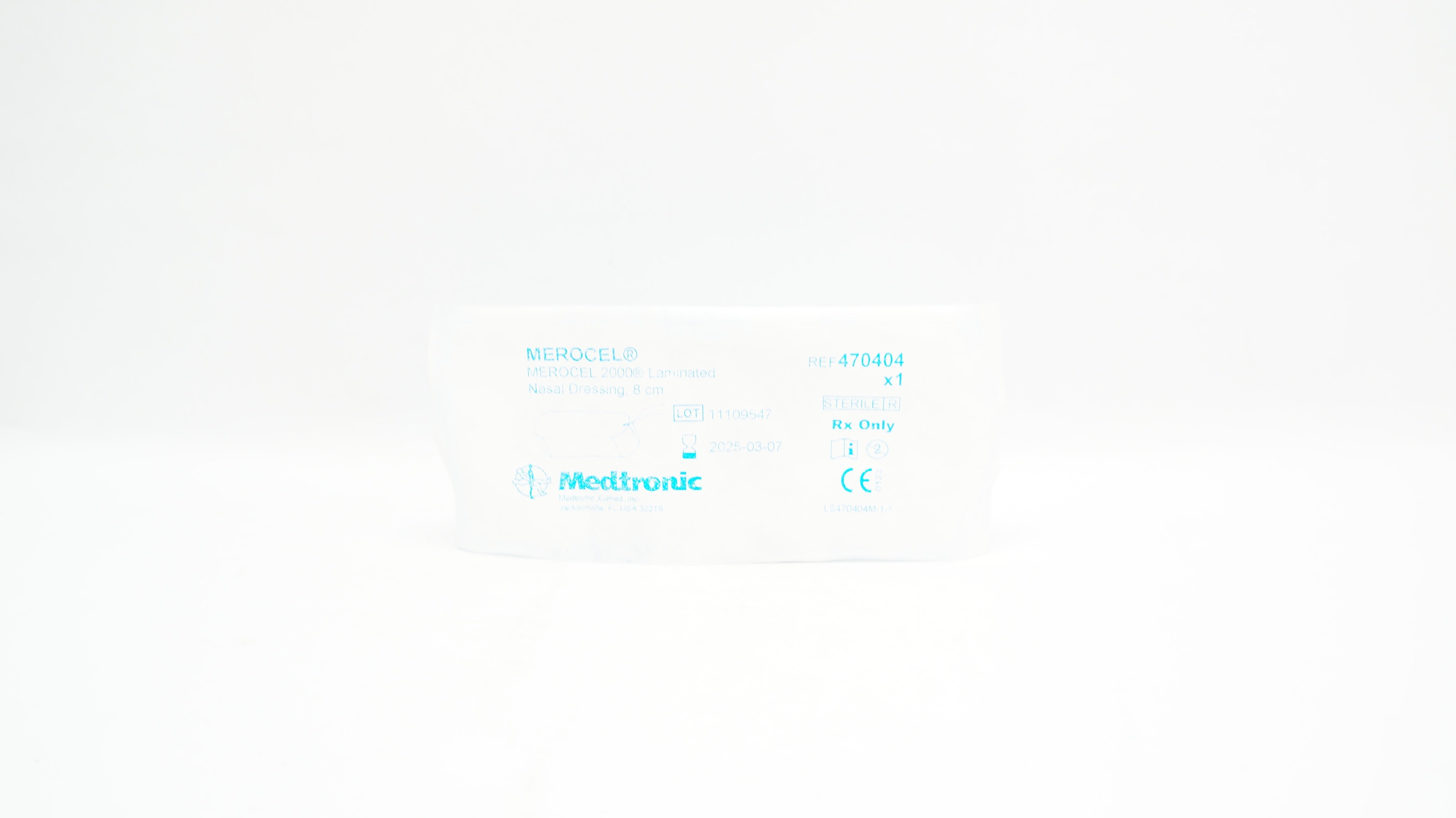 Medtronic 470404 MEROCEL 2000 Laminated Nasal Dressing 8cm