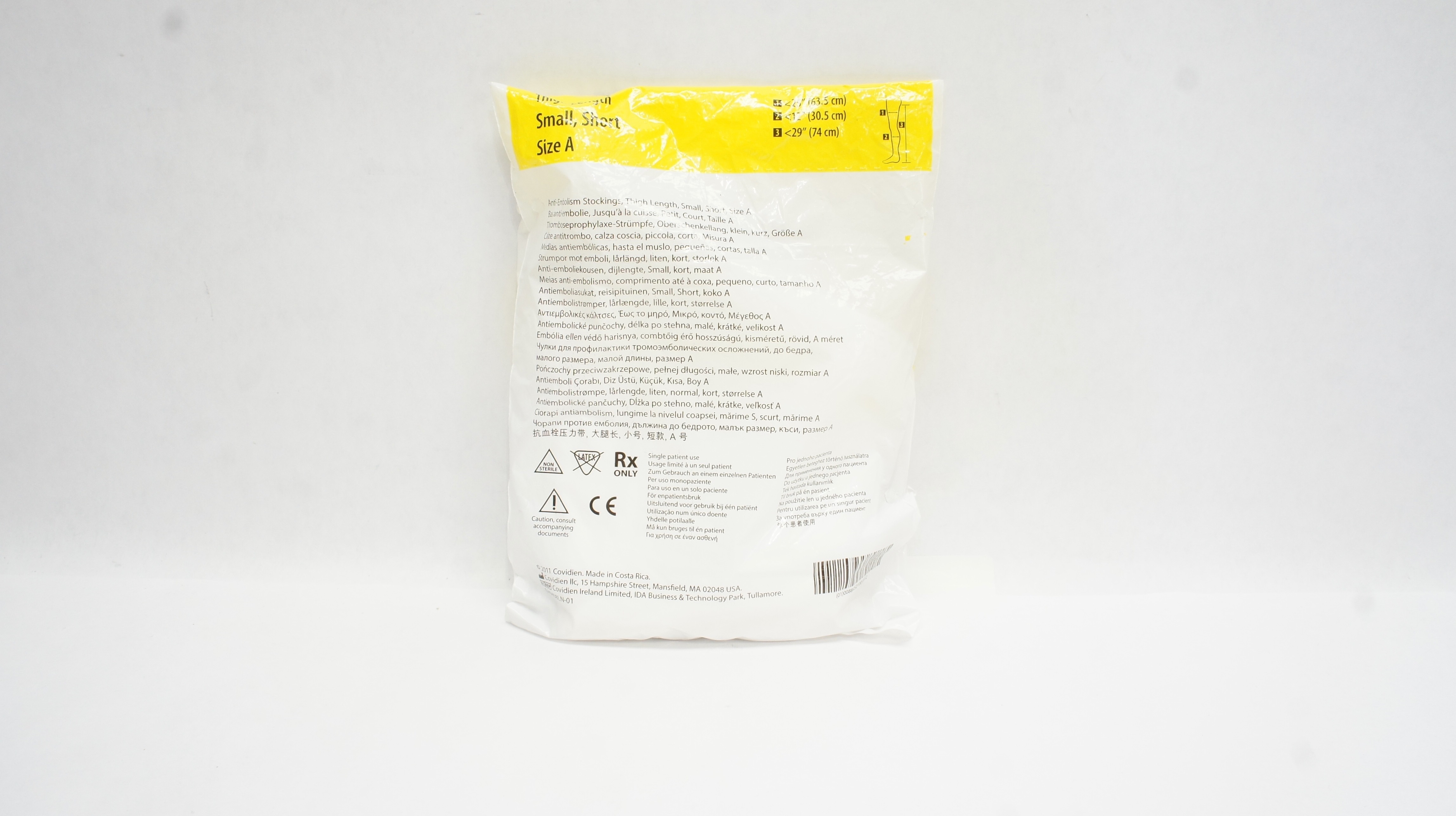 Covidien 3071LF T.E.D. Anti-Embolism Stockings, Thigh Length, Small (x)