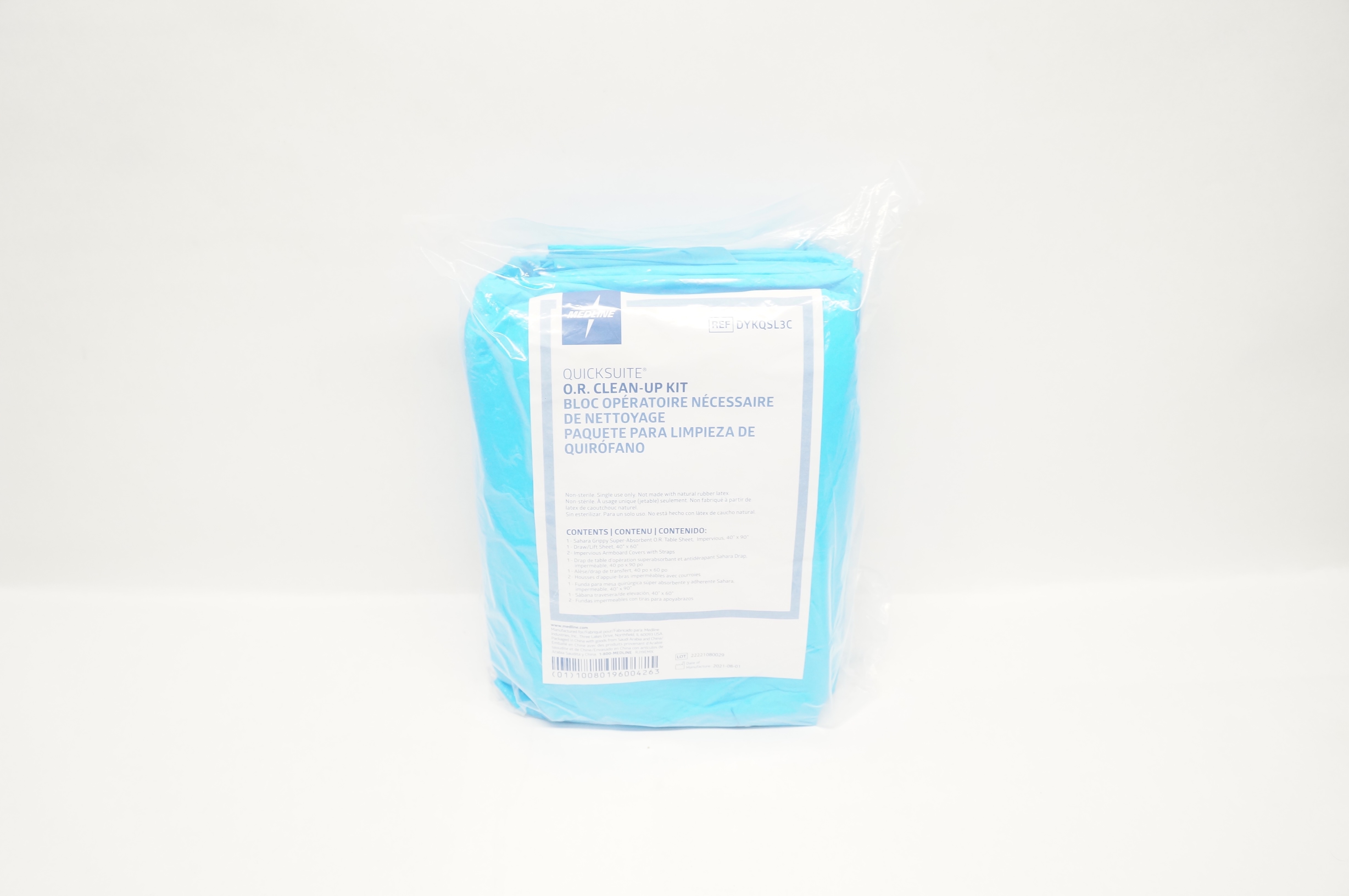 Medline DYKQSL3C Qucksuite O.R. Clean-Up Kit