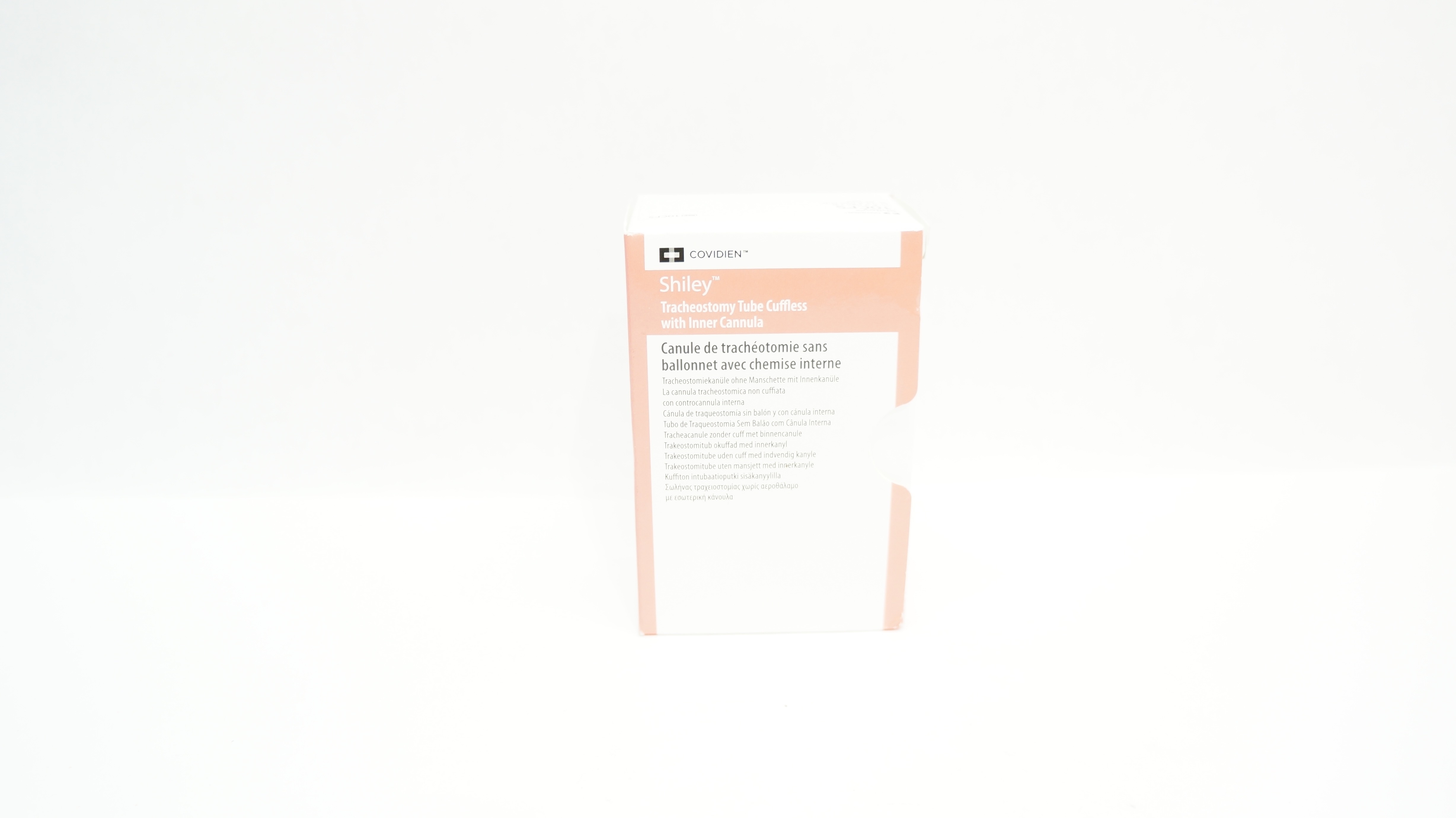 Covidien 10CFS Shiley Tracheostomy Tube Cuffless 8.9mm ID x 13.8mm OD x 81mm