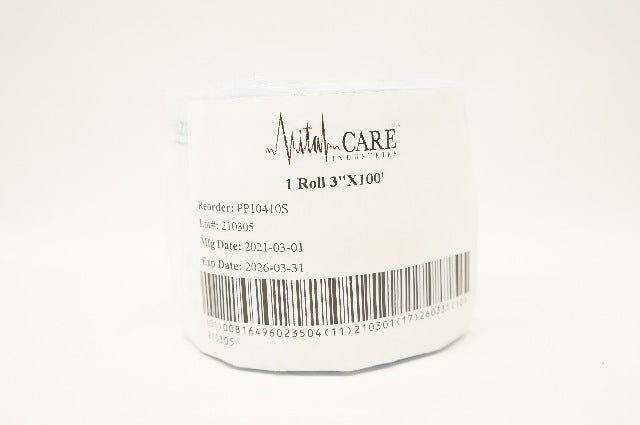Vital Care PP10410S Latex Free Packaging1 Roll 3in. x 100Fr
