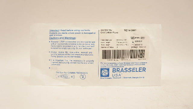 Brasseler 14-C0901 Standard Bur Ovar Carbide Fluted