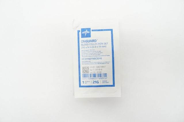 Medline DYNDTNBCS21G OnGuard Blood Collection Set 21G x 3/4inch