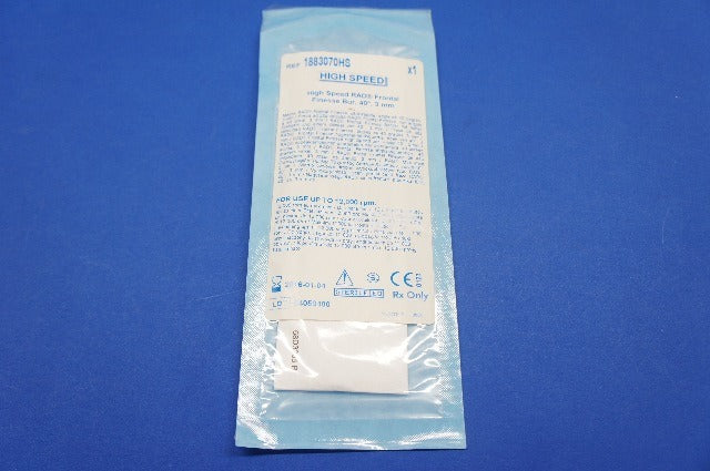 Medtronic 1883070HS High Speed RAD Frontal Finesse Bur, 40deg, 3mm (x)