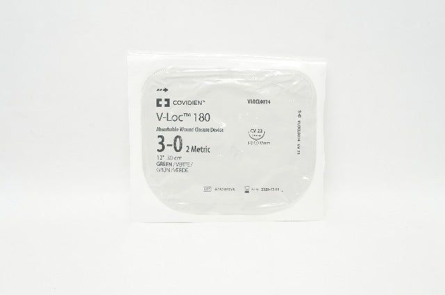 Covidien VL0CL0814 3-0 V-Loc 180 Wound Closure Device CV-23 1/2 17mm, 12in. (x)