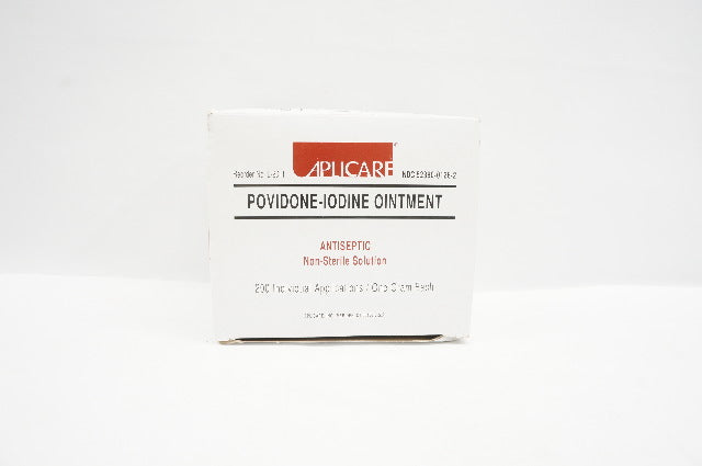 Aplicare L-2011 Povidone-Iodine Ointment Antiseptic Applications - Box of 154