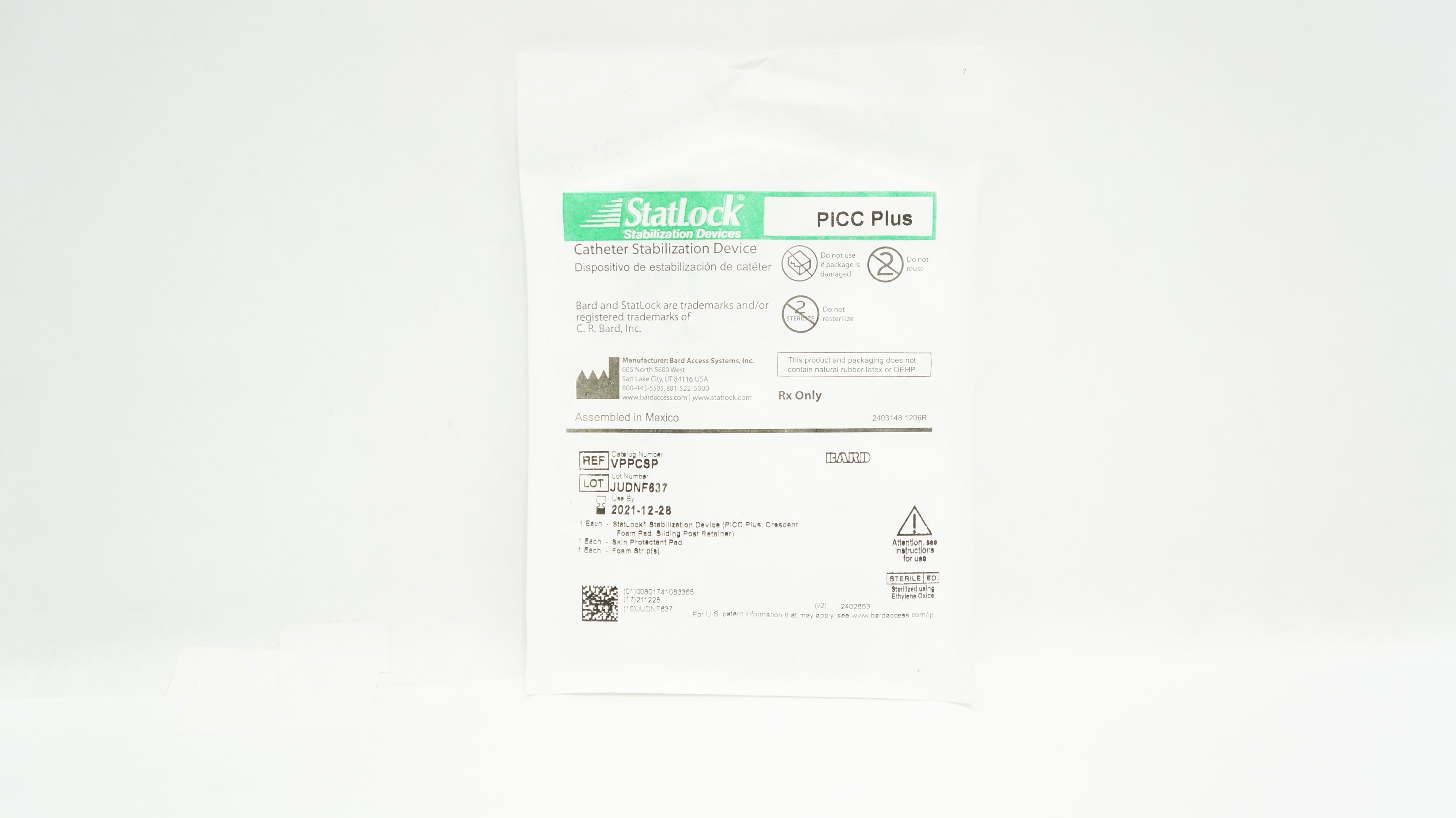 Bard VPPCSP StatLock Cath. Stabilization Device PICC Plus (x)