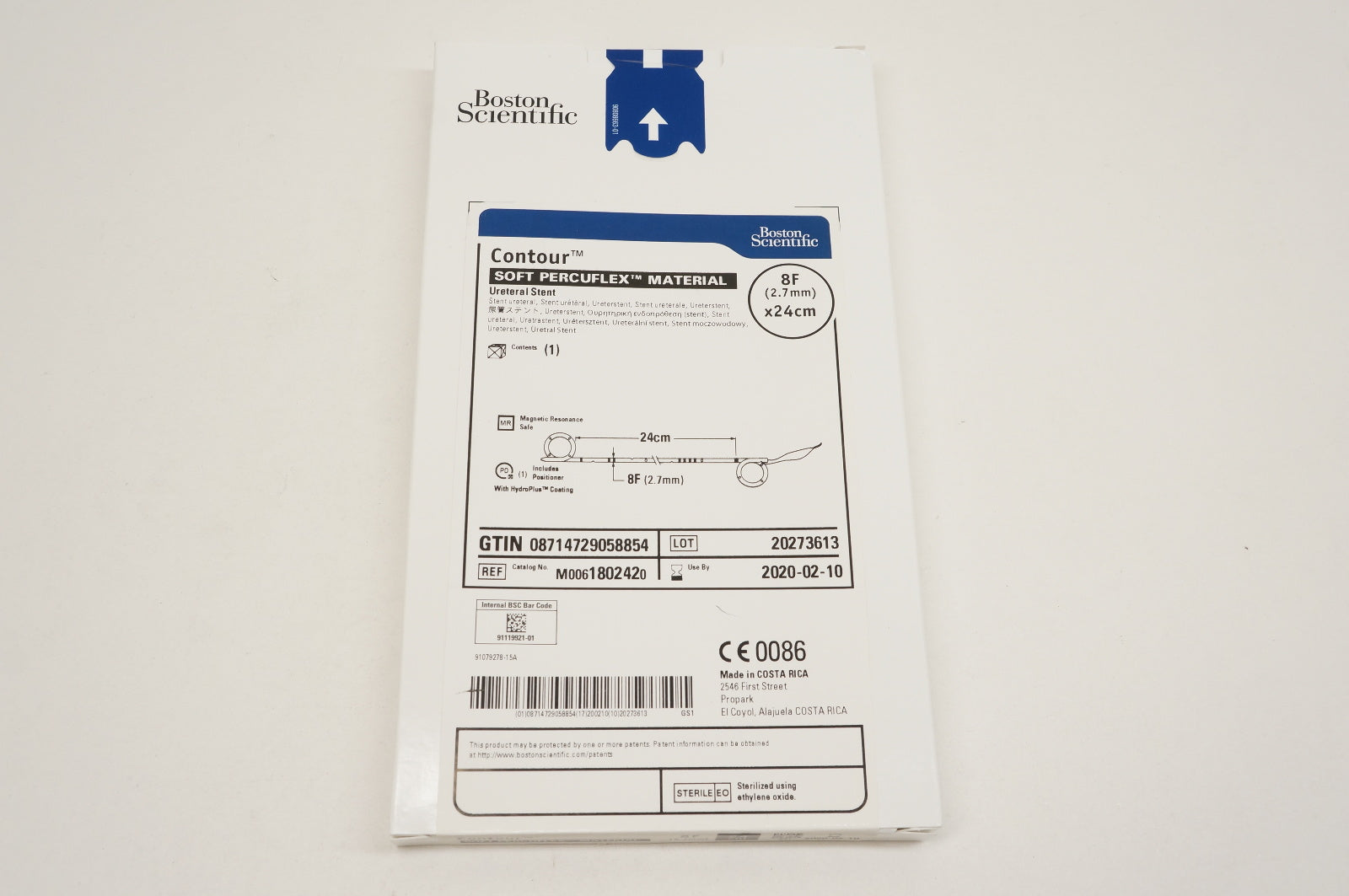 Boston Scientific 180242 Contour Sift Percuflex Material 8F x 24cm (x)