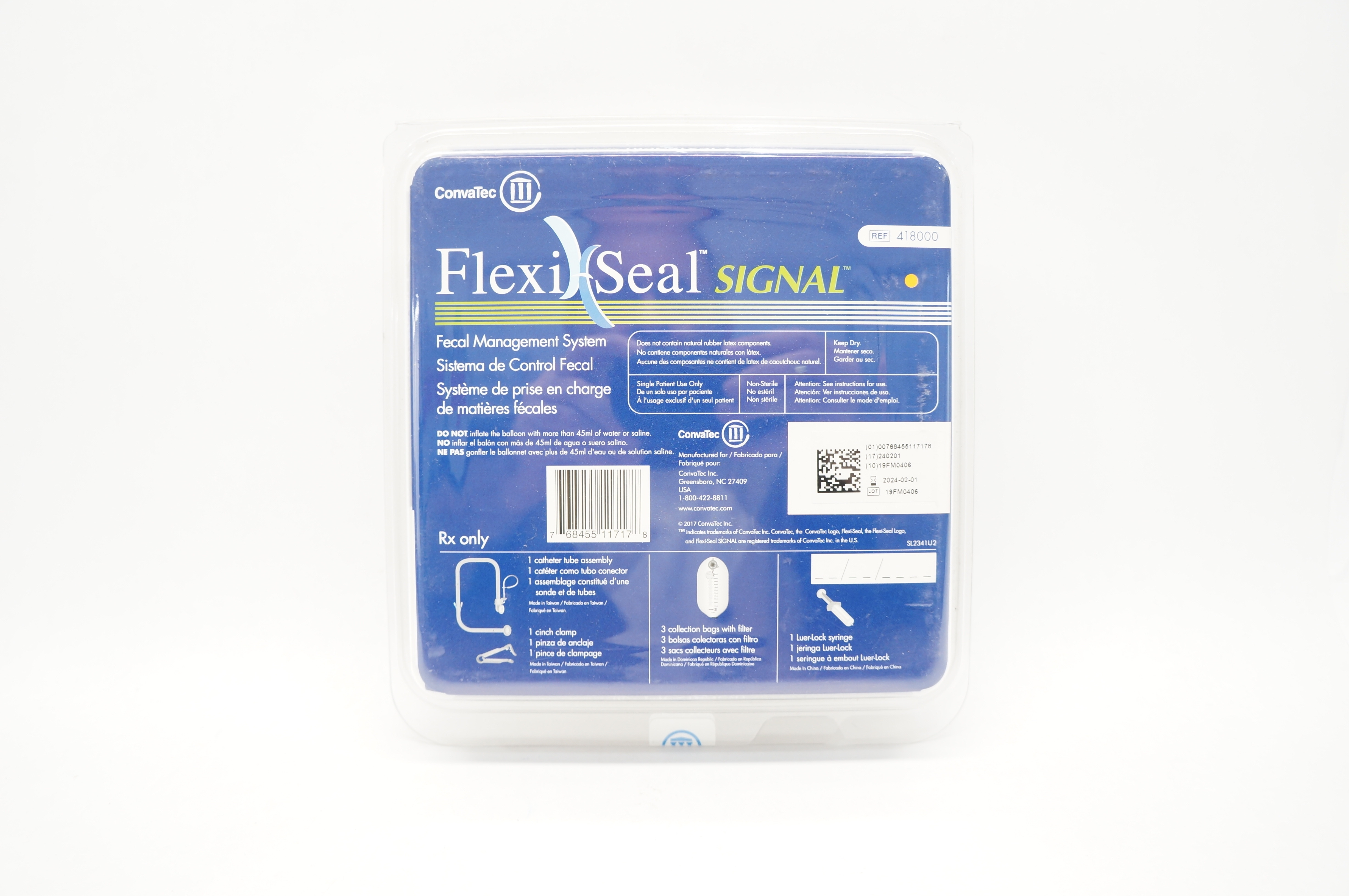 Convatec 418000 Flexi Seal Signal Fecal Management System