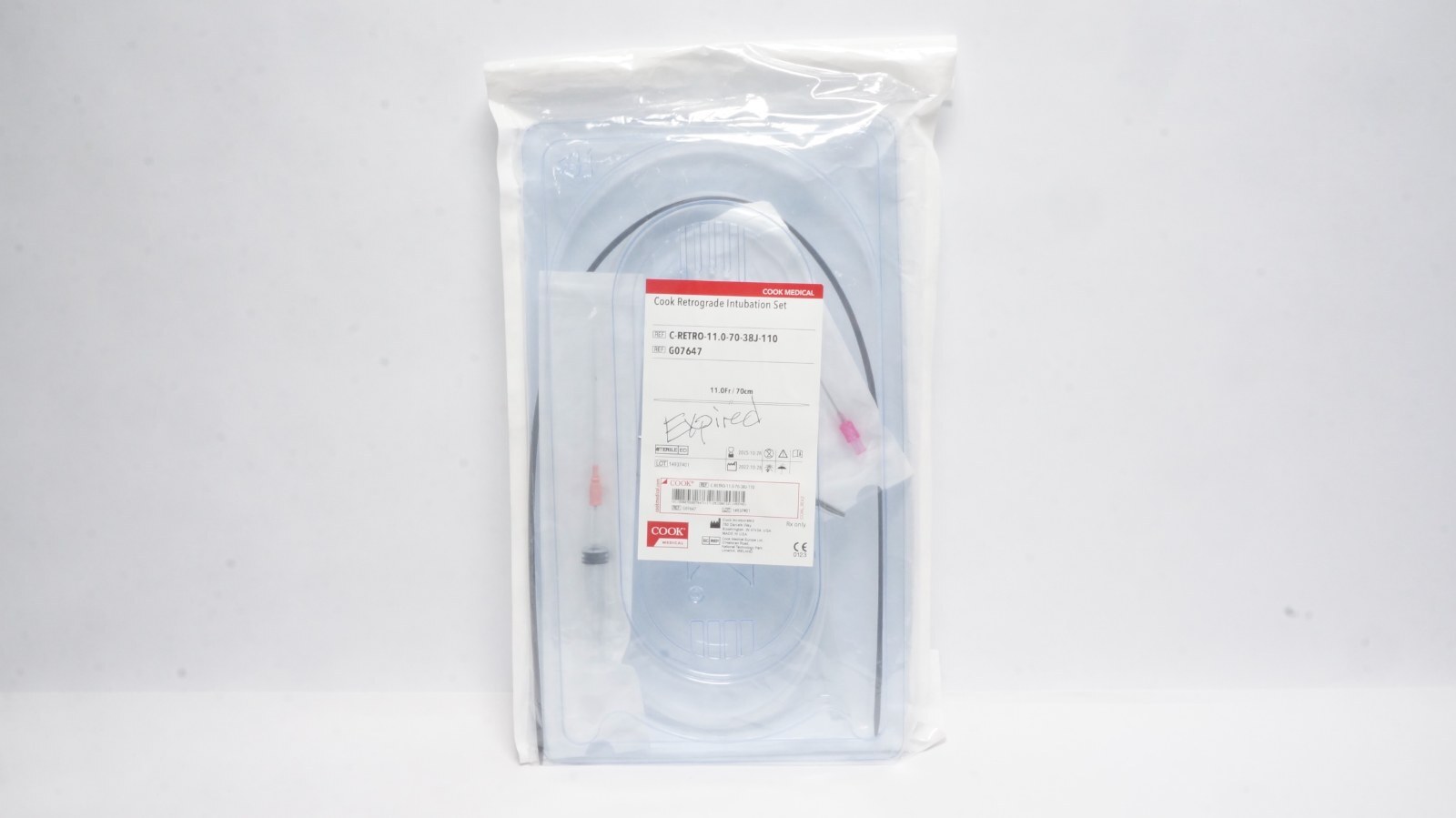 Cook Medical G07647 Intubation Set 11.0Fr 70cm
