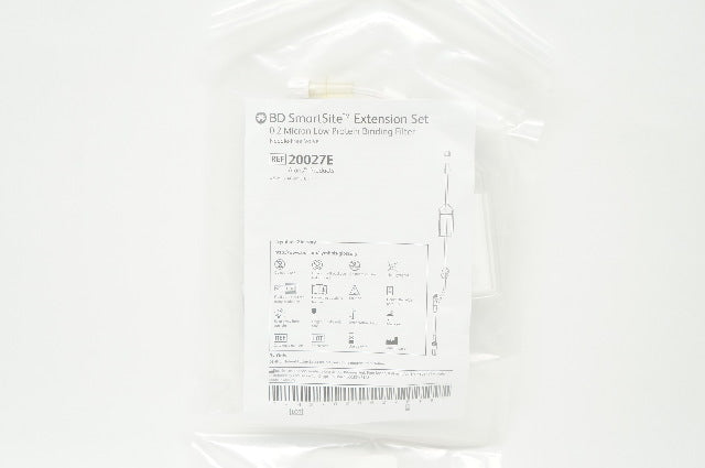 BD 20027E SmartSite Extension Set Low Protein Binding Filter 5ml x 18inch