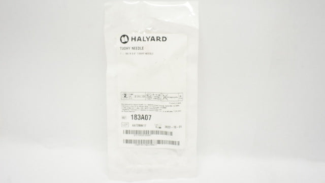 Halyard 183A07 Epidural Tuohy Ndle 18G x 3.5inch (x)