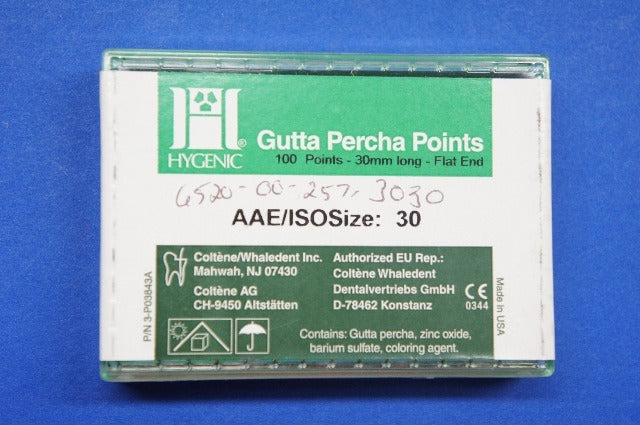 Hygenic H01472 Gutta Percha Points AAE/ISO Size 30 (x)