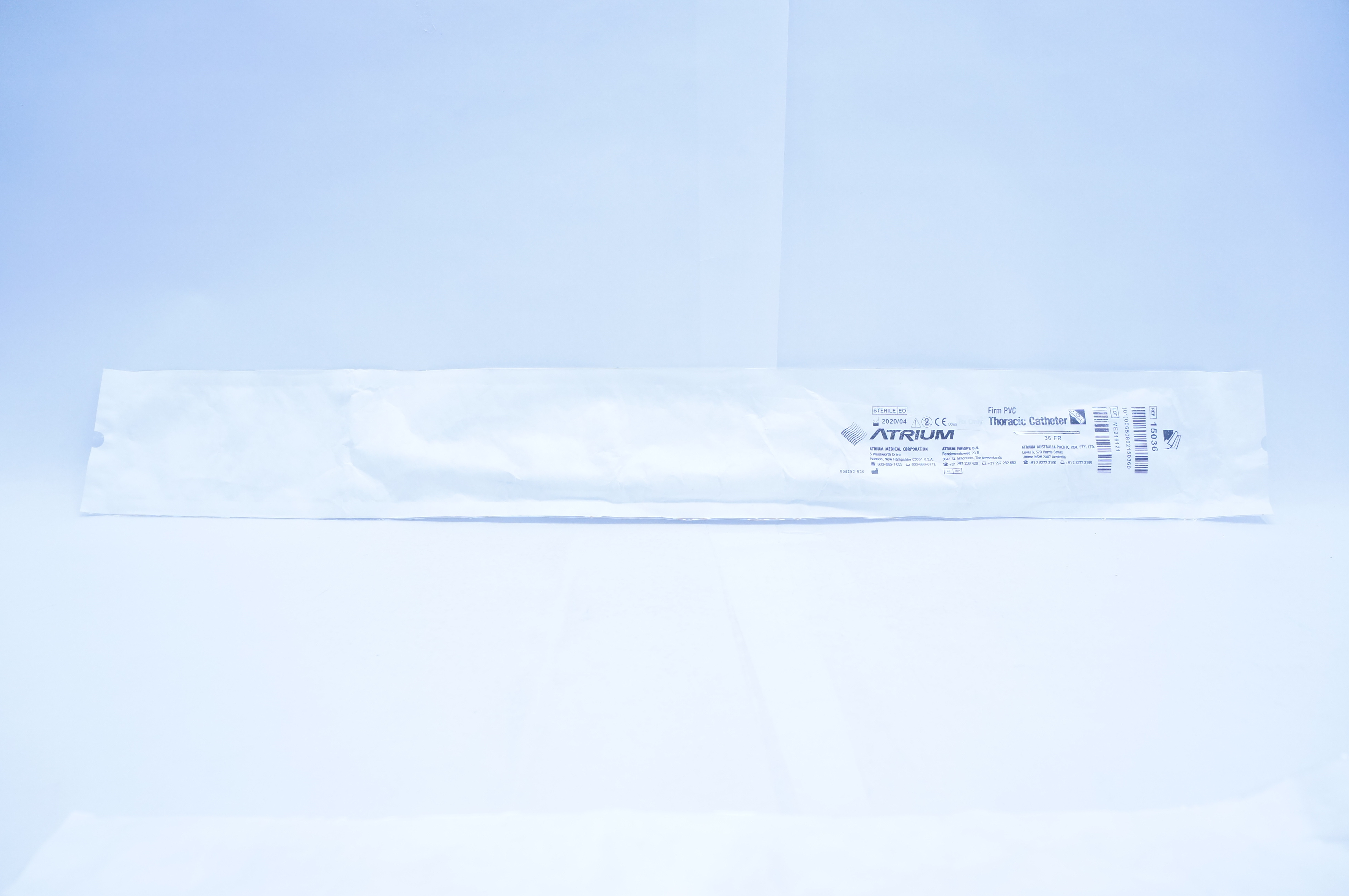 Atrium 15036 Firm PVC Thoracic Cath. 36Fr (x)