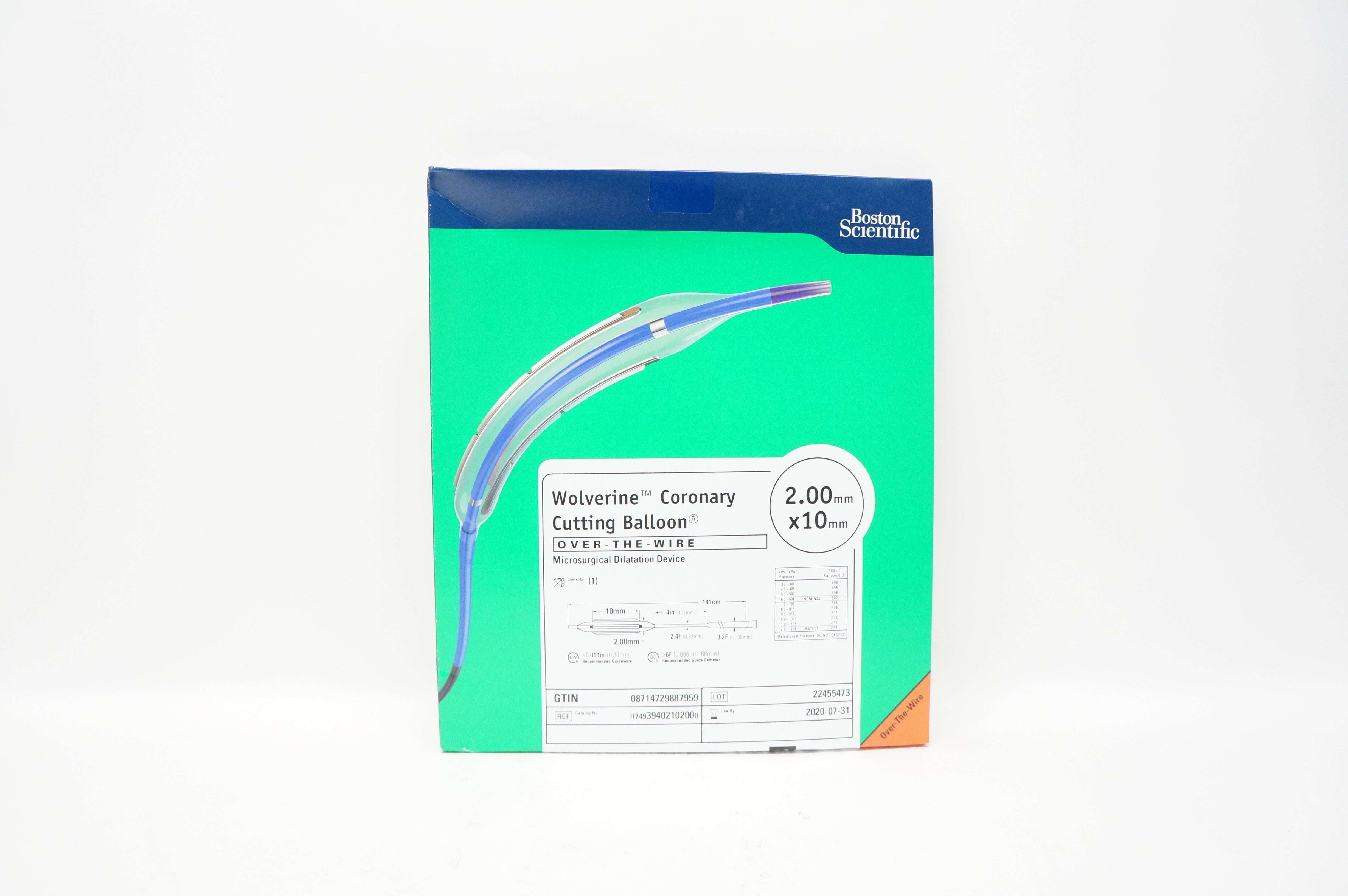 Boston Scientific H74939402102000 Wolverine Dilatation Device 2.00mm x 10mm (x)