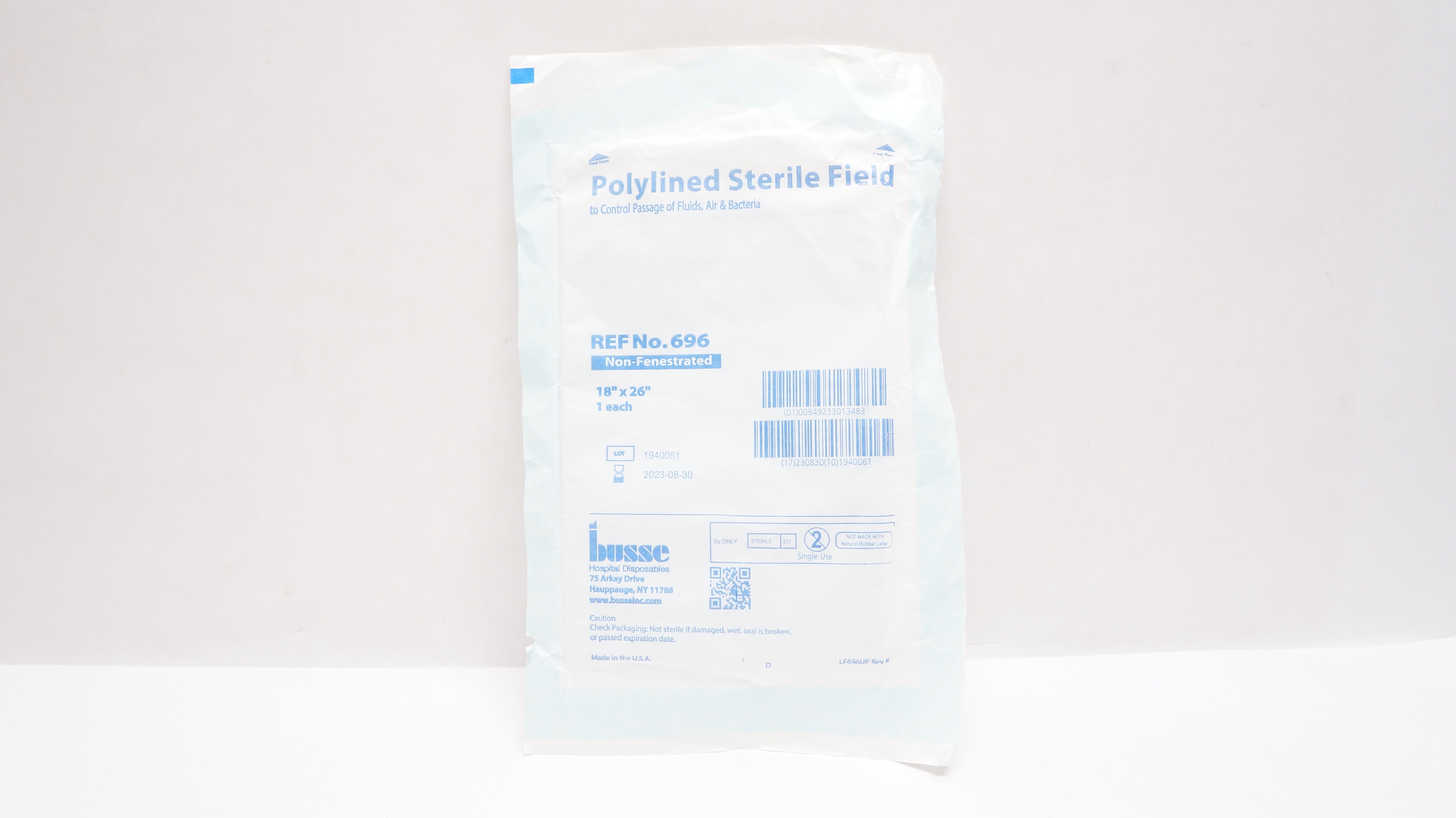Busse 696 Polylined Sterile Field 18inch x 26inch (x)