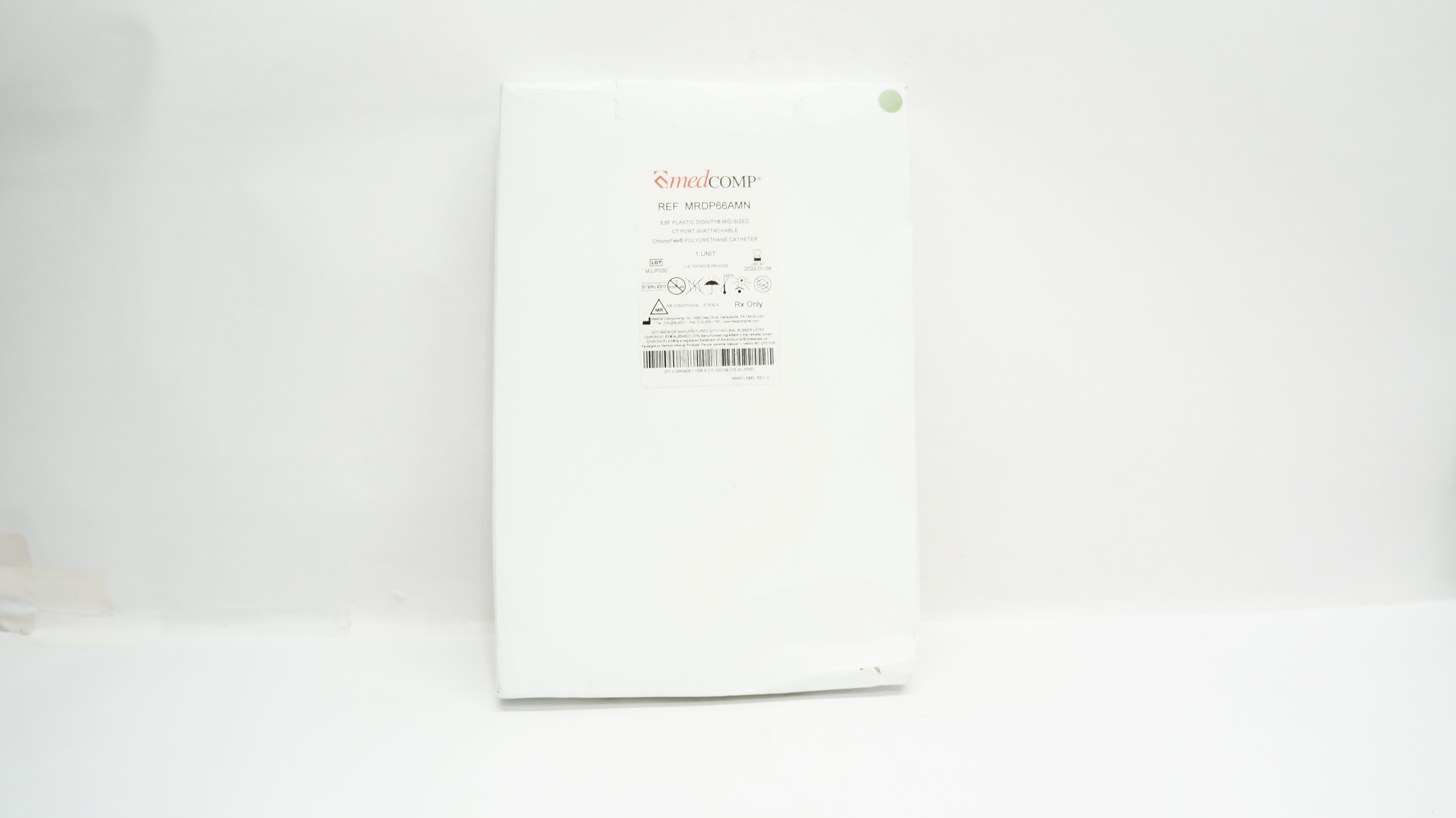 MedComp MRDP66AMN 6.6F Plastic Dignity MID-Sized CT Port (x)