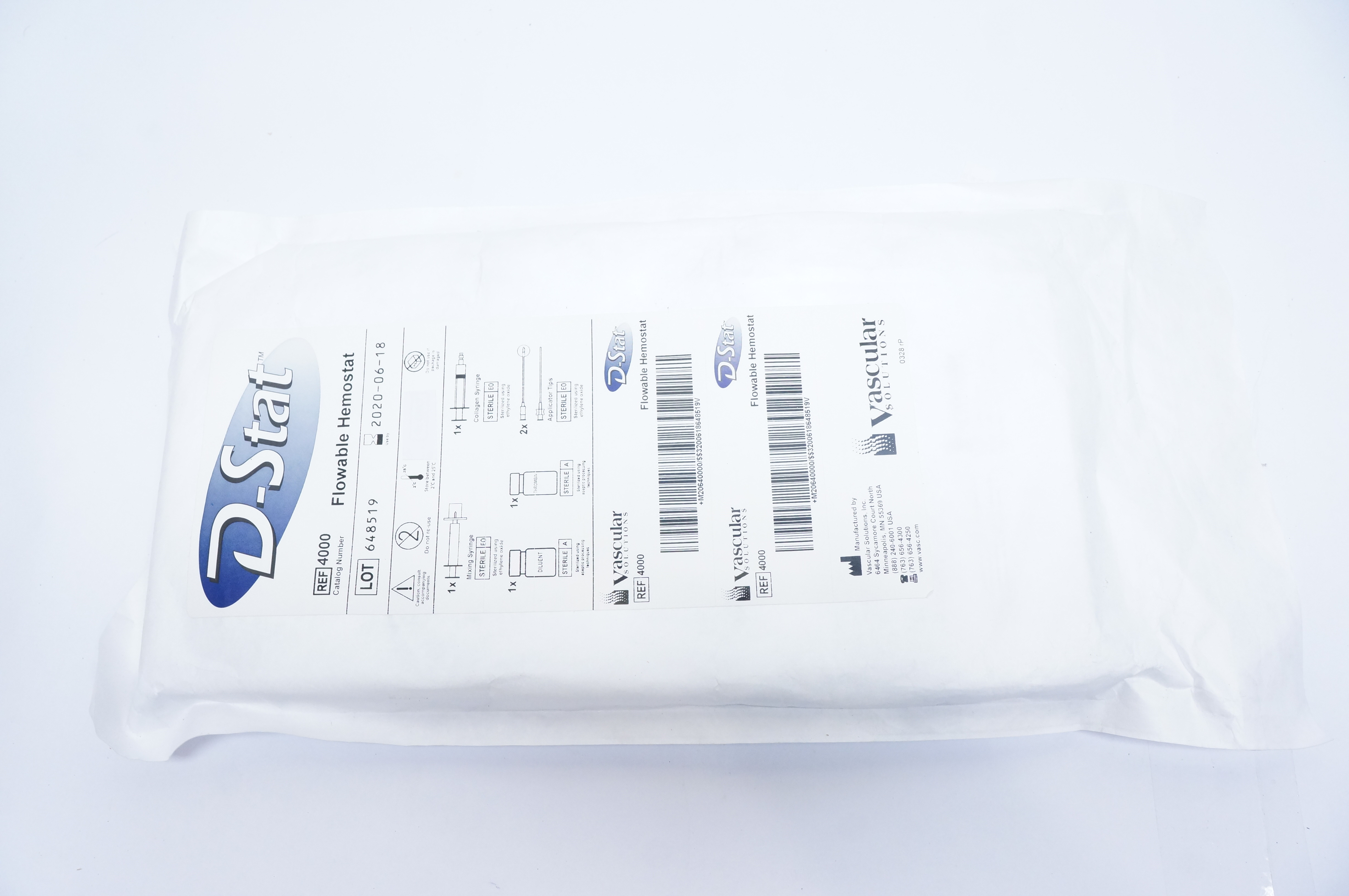 Vascular 4000 D-Stat Flowable Hemostat (x)
