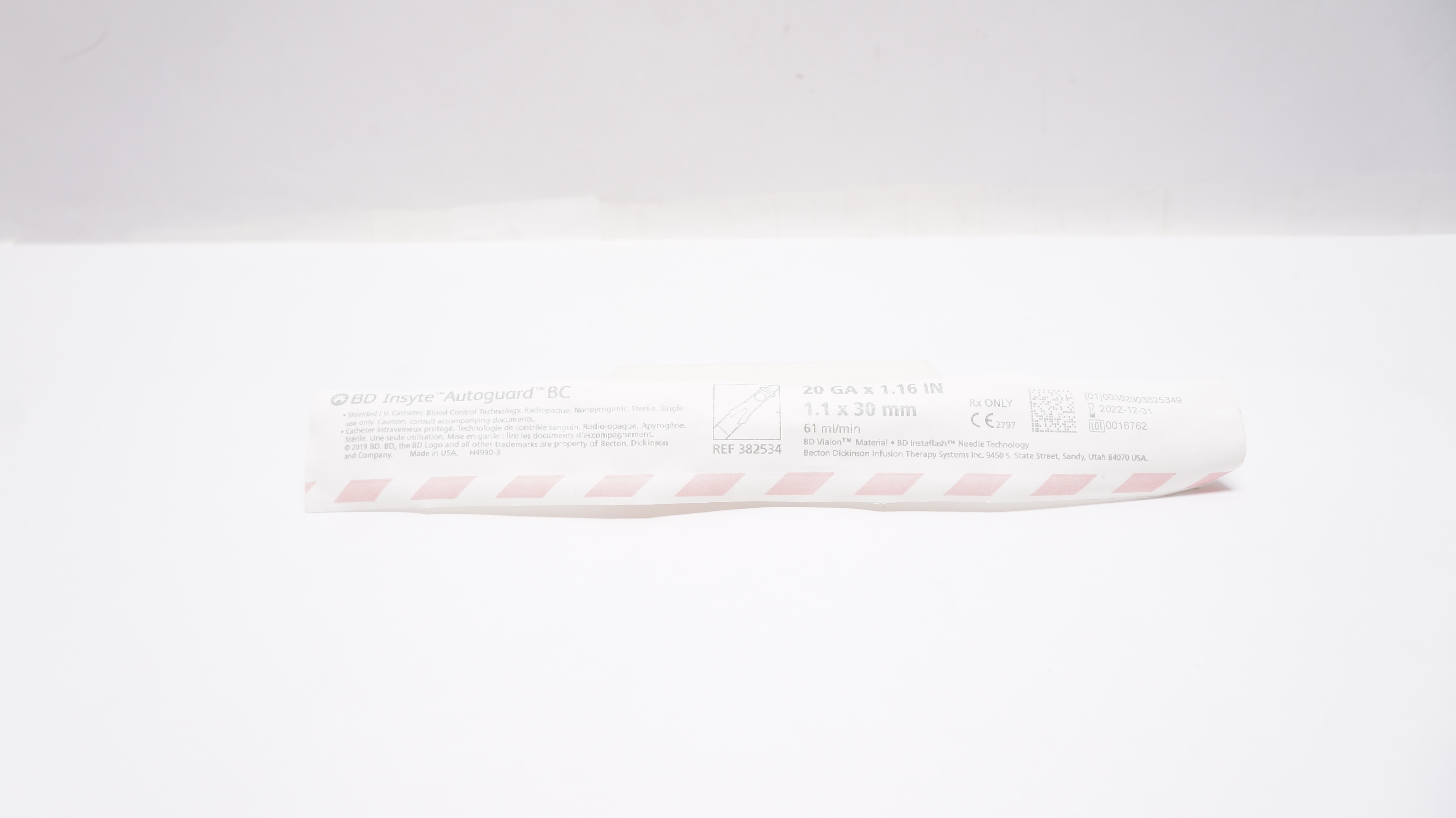 BD 382534 Insyte Autoguard BC Shielded IV Cath. 20Ga x 1.16inch (x)