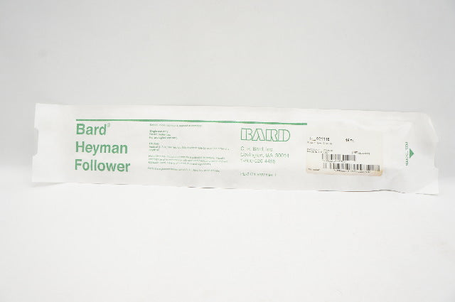 Bard 021116 Heyman Follower Straight Plastic Open End Tip 16 Fr.