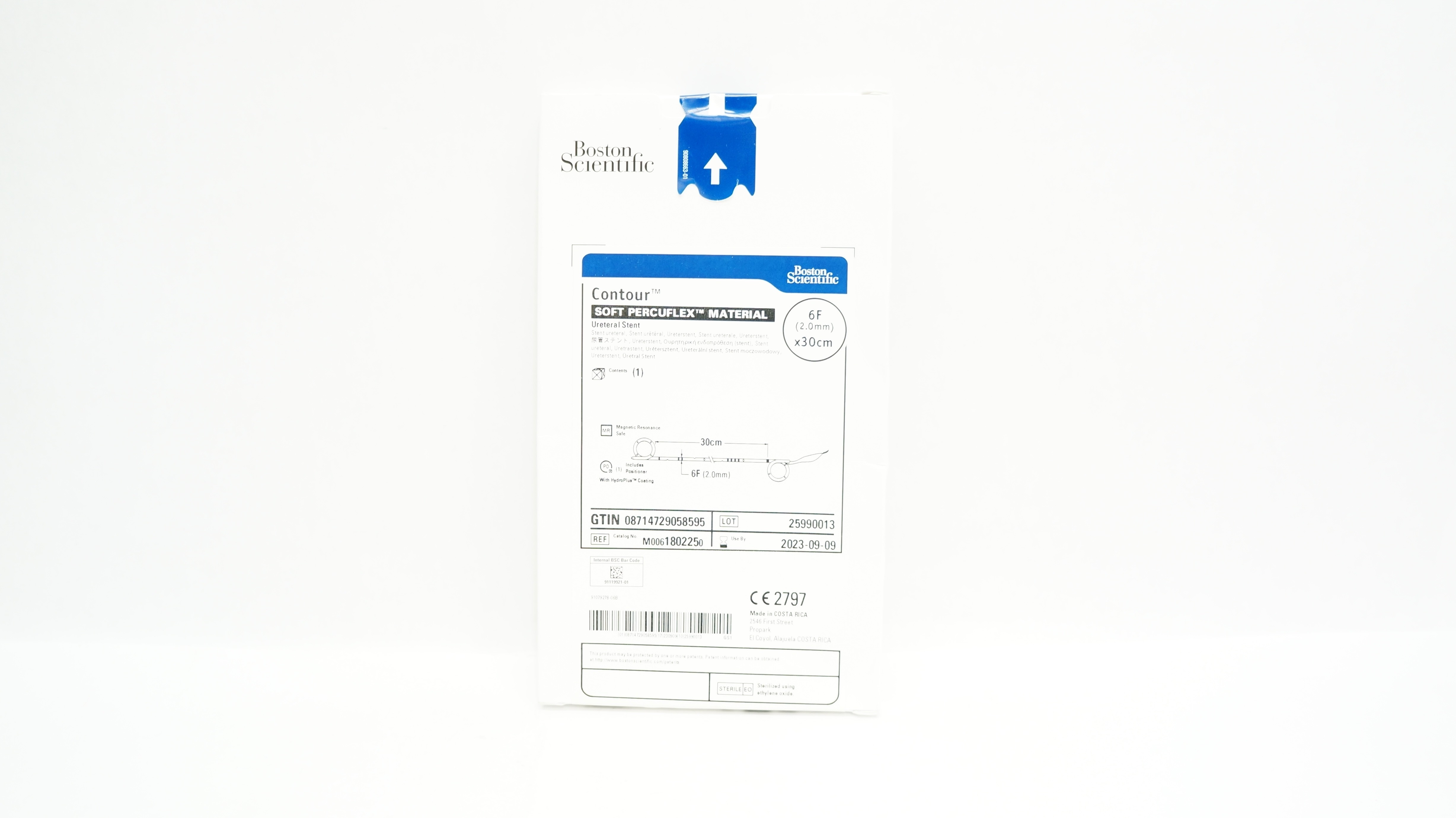 Boston Scientific M0061802250 Contour Soft Percuflex Ureteral Stnt 6F x 30cm (x)
