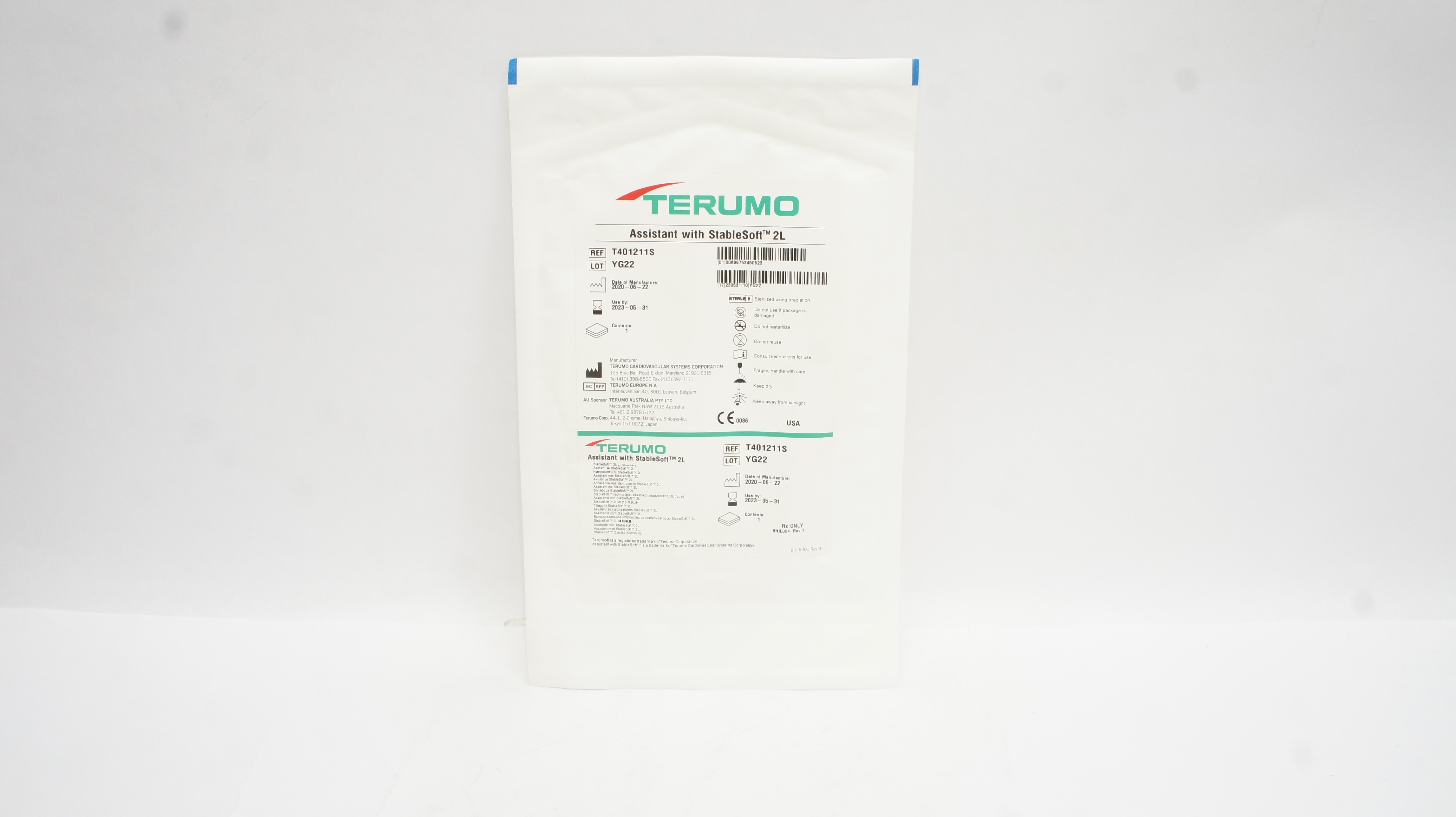 Terumo T401211S Assistant W/StableSoft 2L (x)