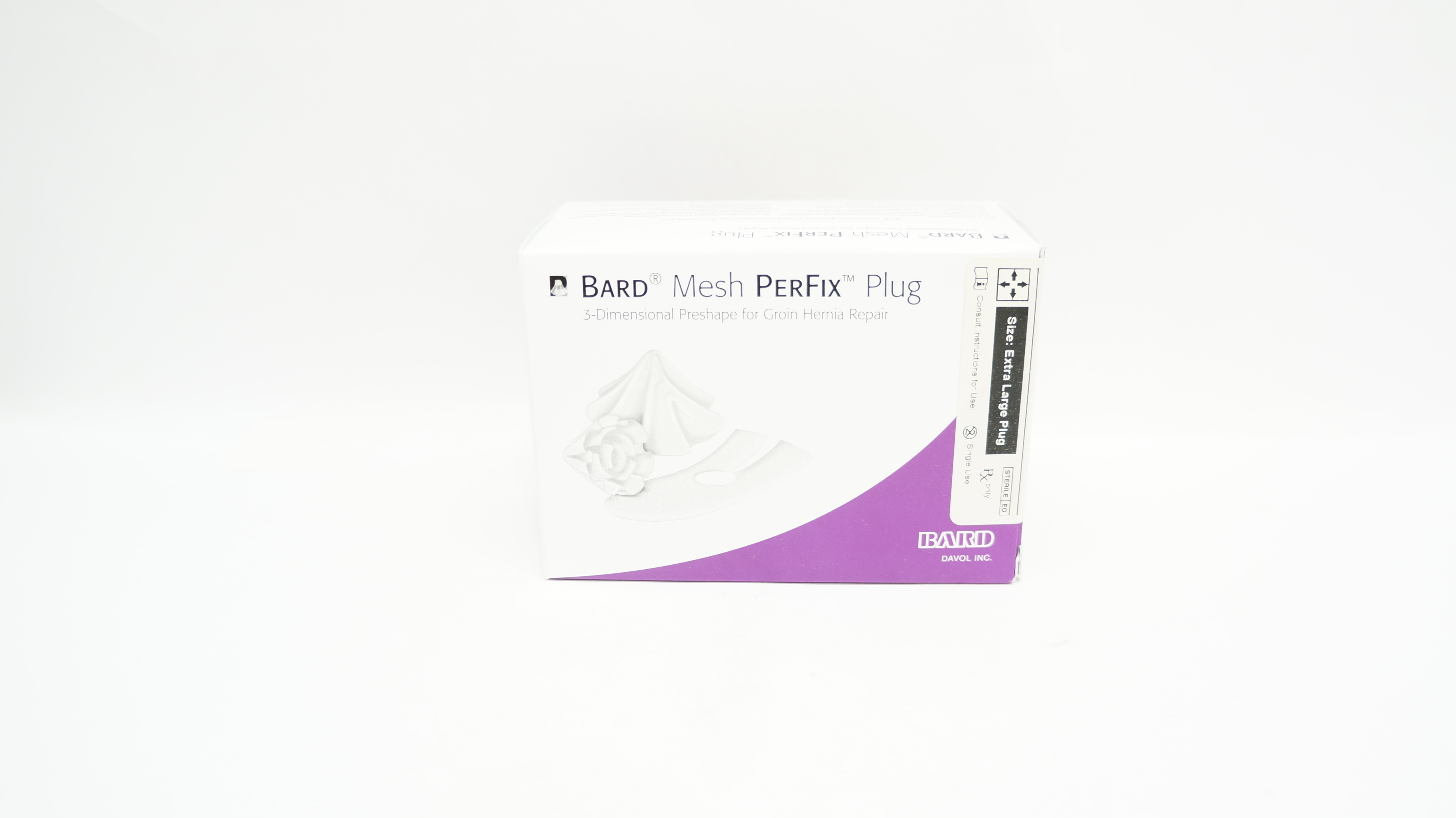 Bard 0112780 Mesh PerFix Plug Monofilament Knitted Polypropylene XL(x) -Box of 2