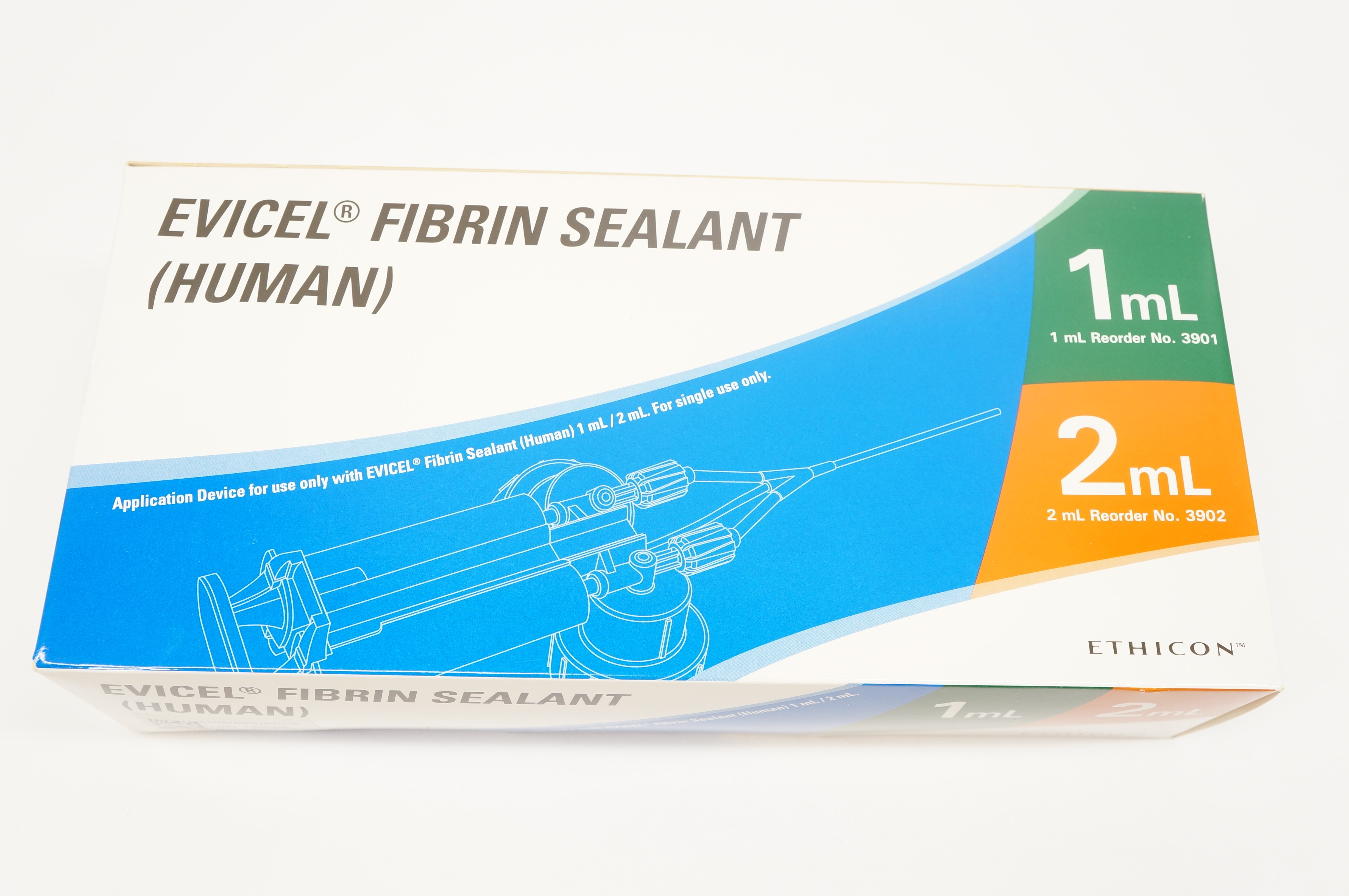 Ethicon 3901 & 3902 Evicel Fibrin Sealant 1mL / 2mL