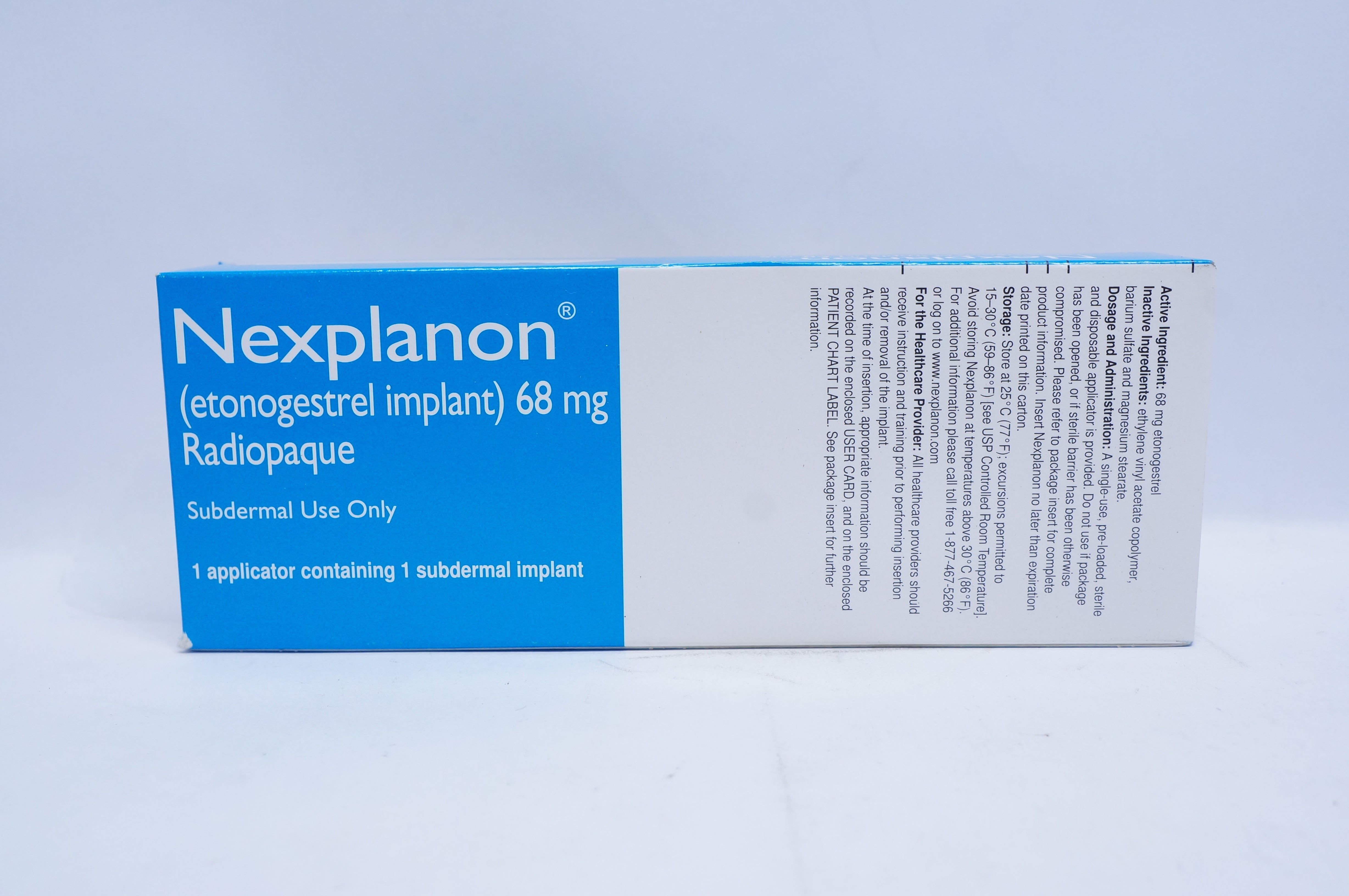 NDC 00052-4330-01 Nexplanon Radiopaque Etonogestrel Implant 68mg (x)