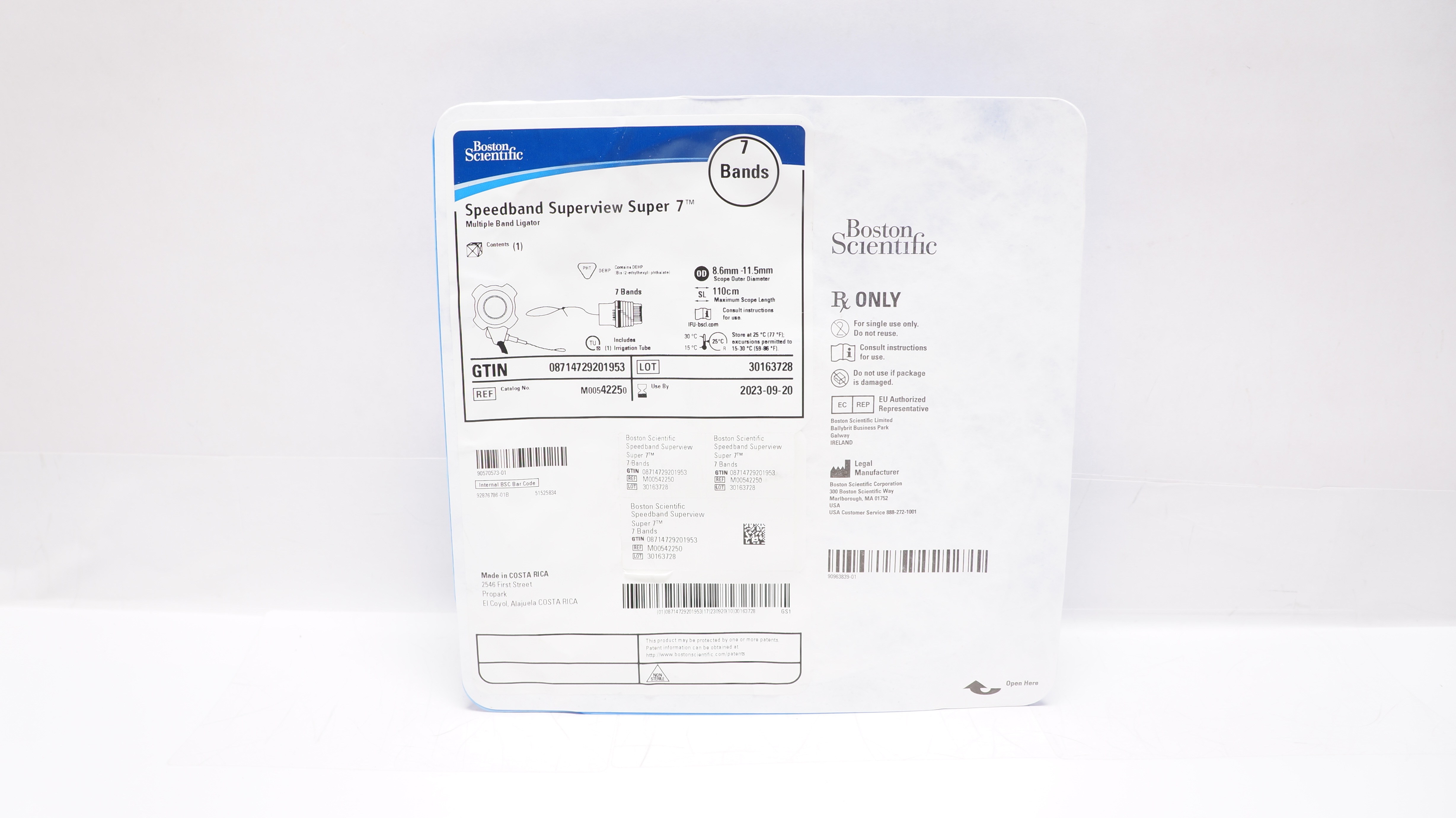 Boston Scientific M00542250 Multiple 7 Bands Ligator OD 8.6 -11.5mm x 110cm (x)
